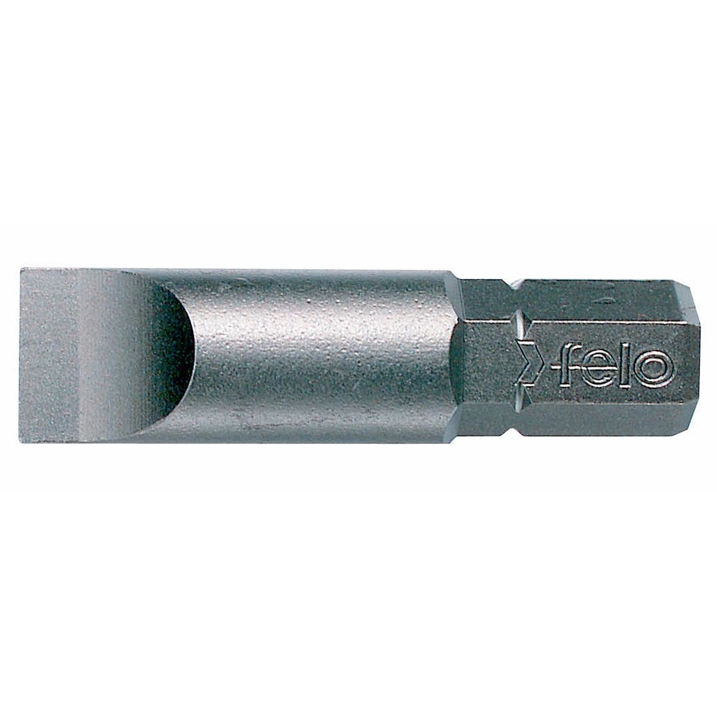 Felo 07052410 Bit special flat slotted Industrial SL5.5x1.0 series length 32mm landing C8 5/16"