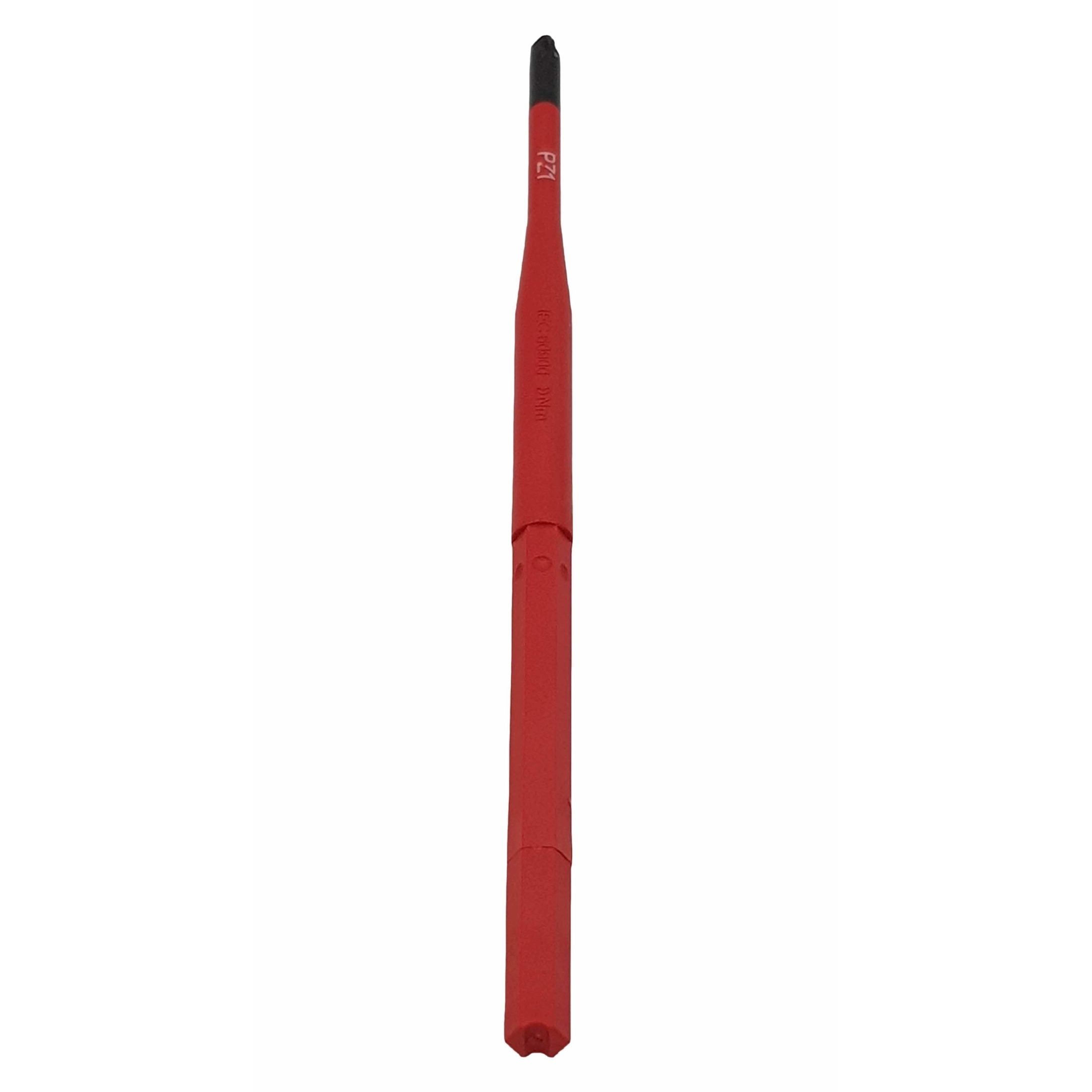 Felo 10110294 VDE Insulated Slim Blade for Torque Limiting Handle, Pozidriv PZ 1 x 170 mm