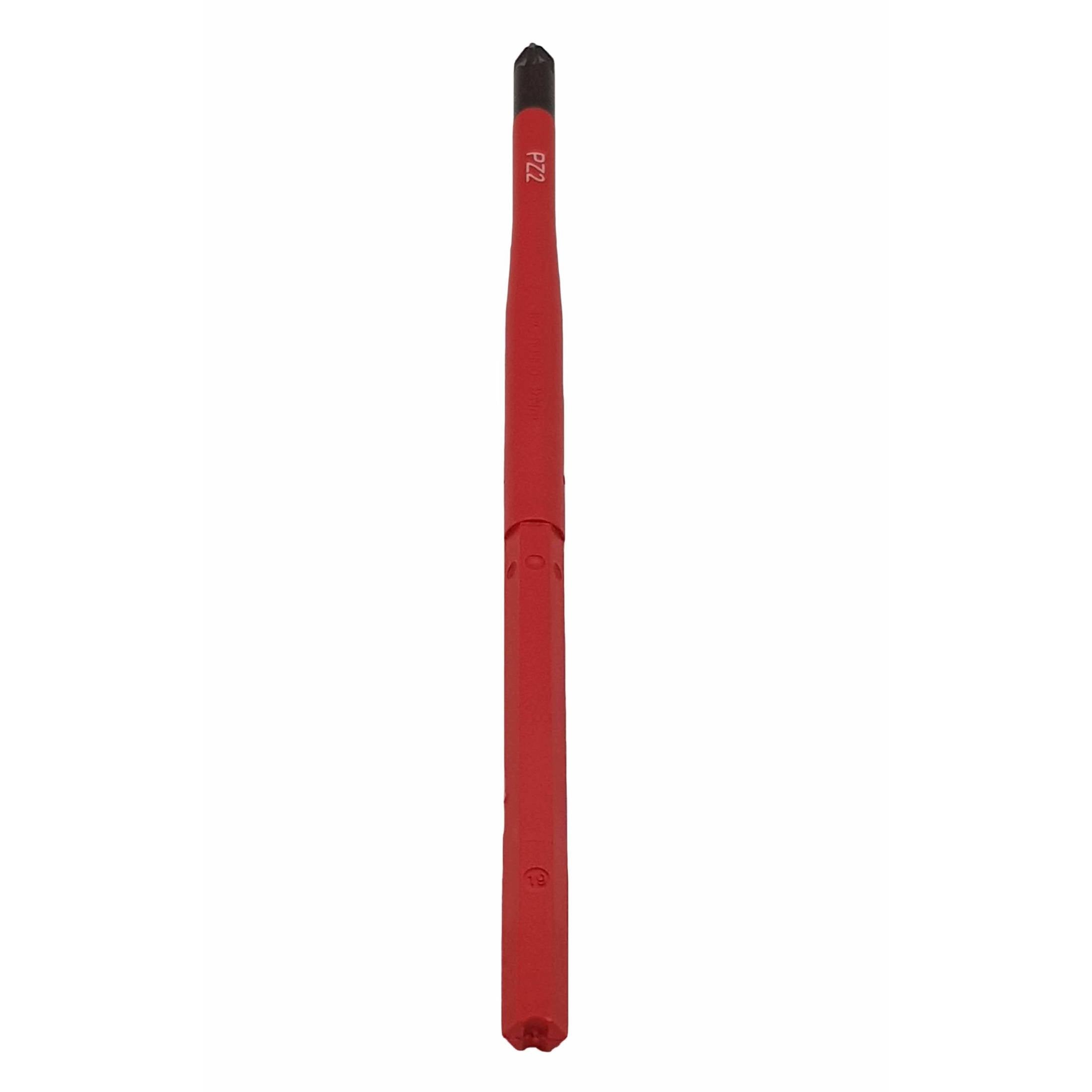 Felo 10120394 VDE Insulated Slim Blade for Torque Limiting Handle, Pozidriv PZ 2 x 170 mm-Liger Tools
