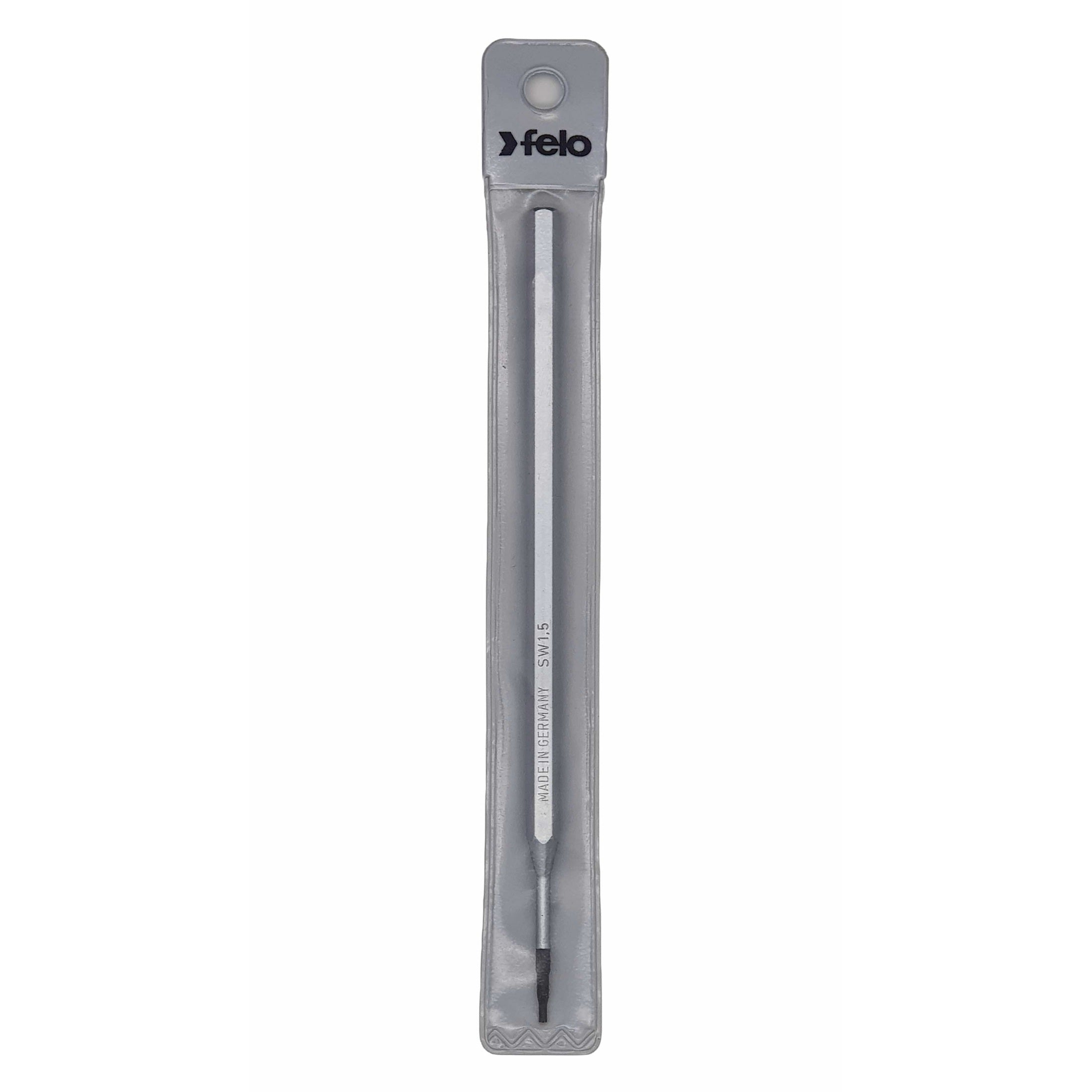 Felo 10401504 Hexagon 1.5mm x 6-3/4" Blade for Torque Limiting Handle - 5-13 in/lbs