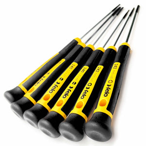 Felo 24096166 6 Piece Slotted & Phillips Precision Screwdriver Set