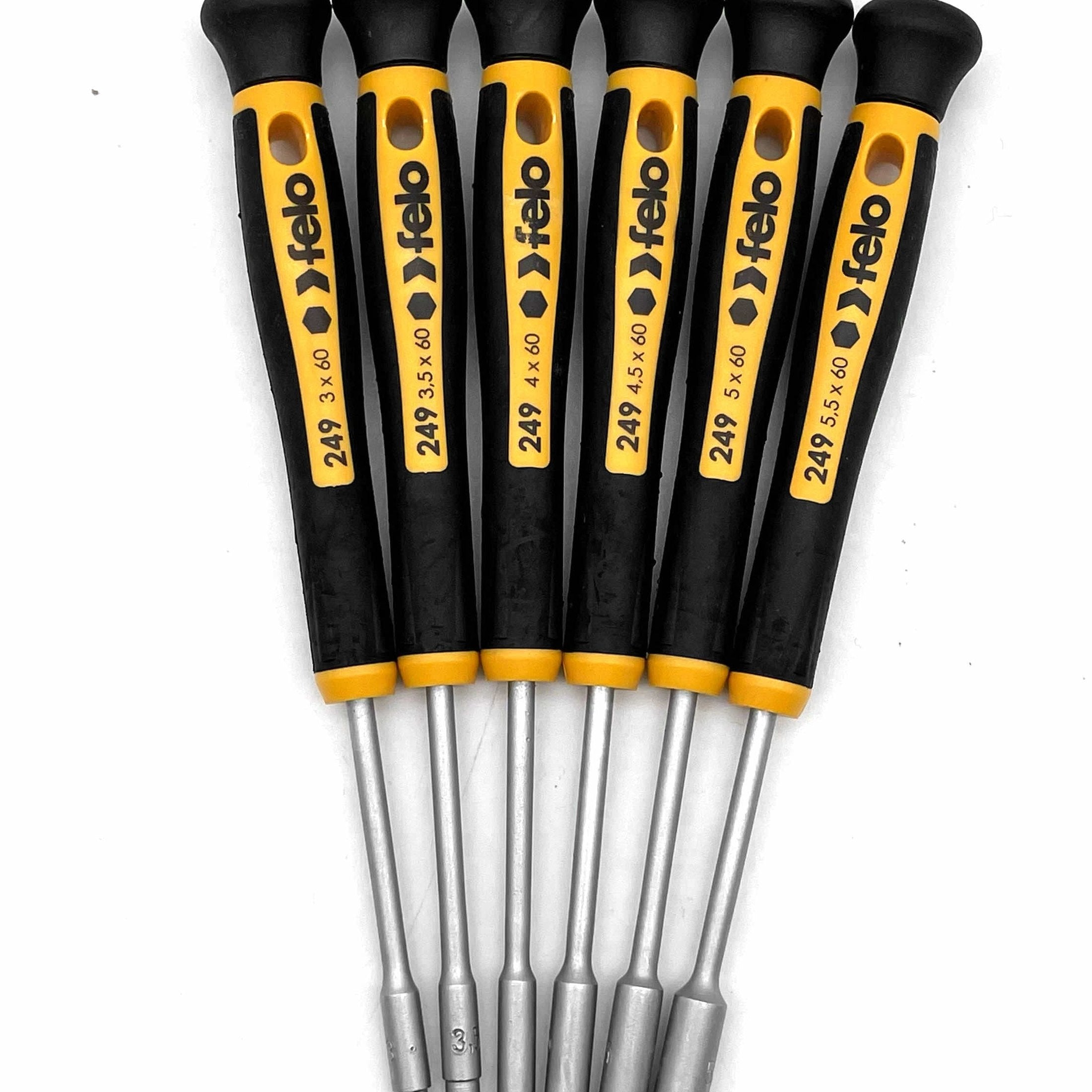 Felo 24996166 6 Piece Precision Metric Nut Driver Set-Liger Tools