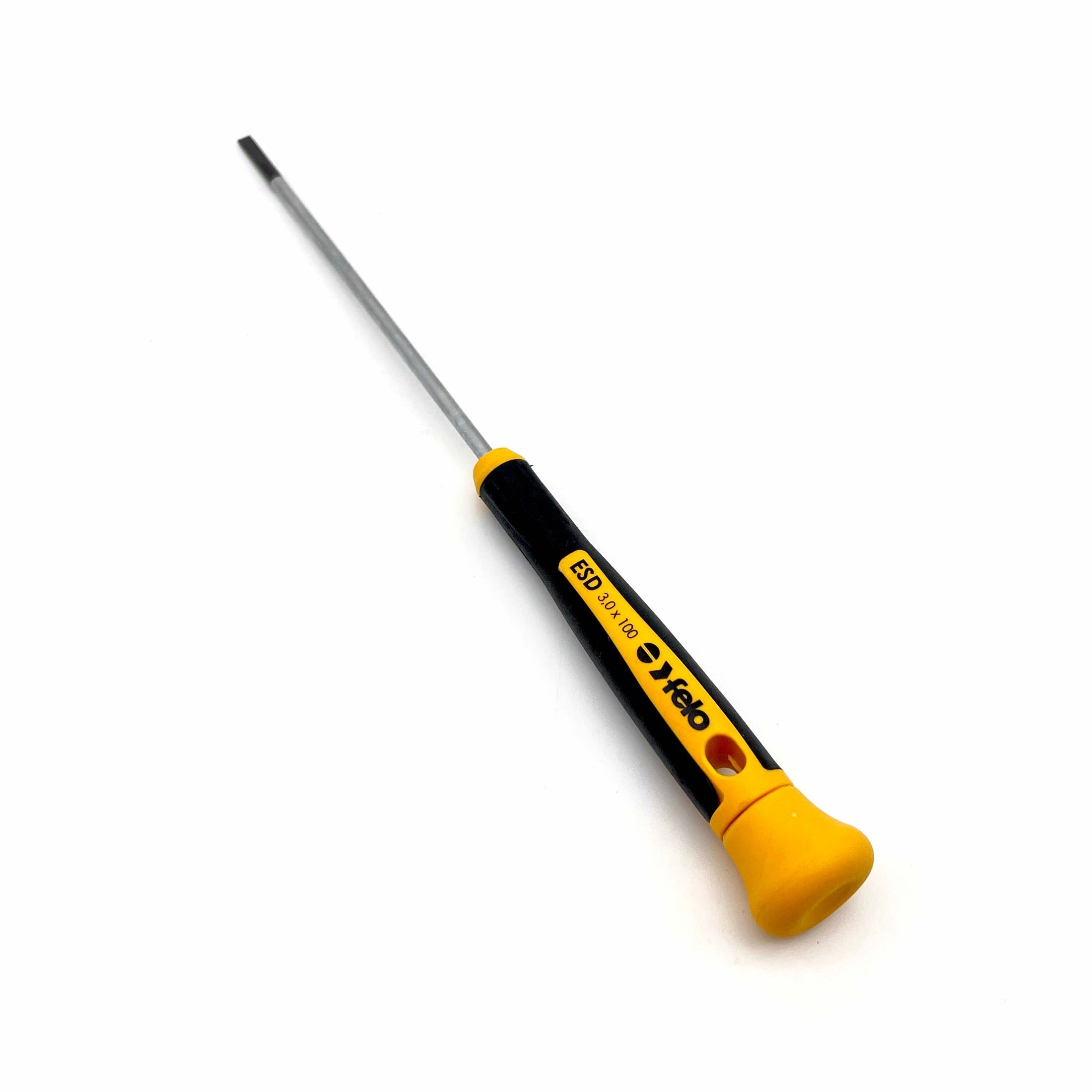 Felo 25003560 ESD 3 x 100mm Precision Slotted Screwdriver