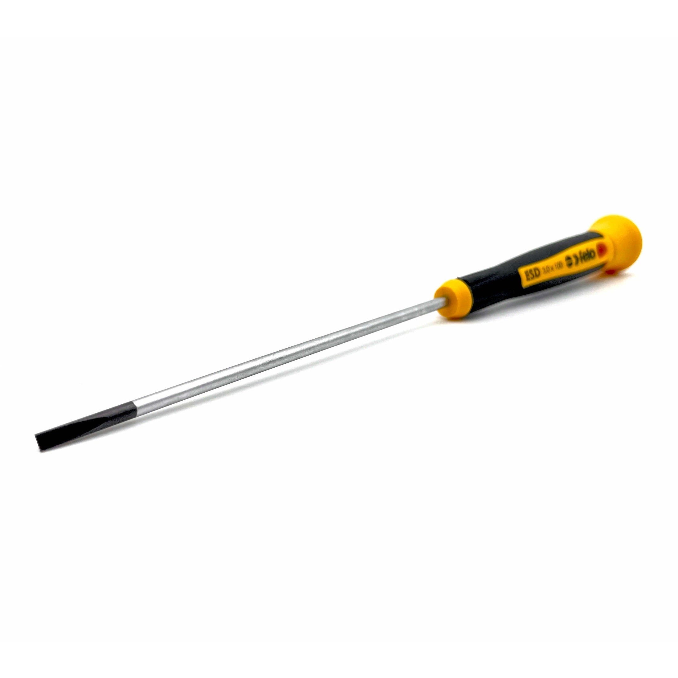 Felo 25003560 ESD 3 x 100mm Precision Slotted Screwdriver