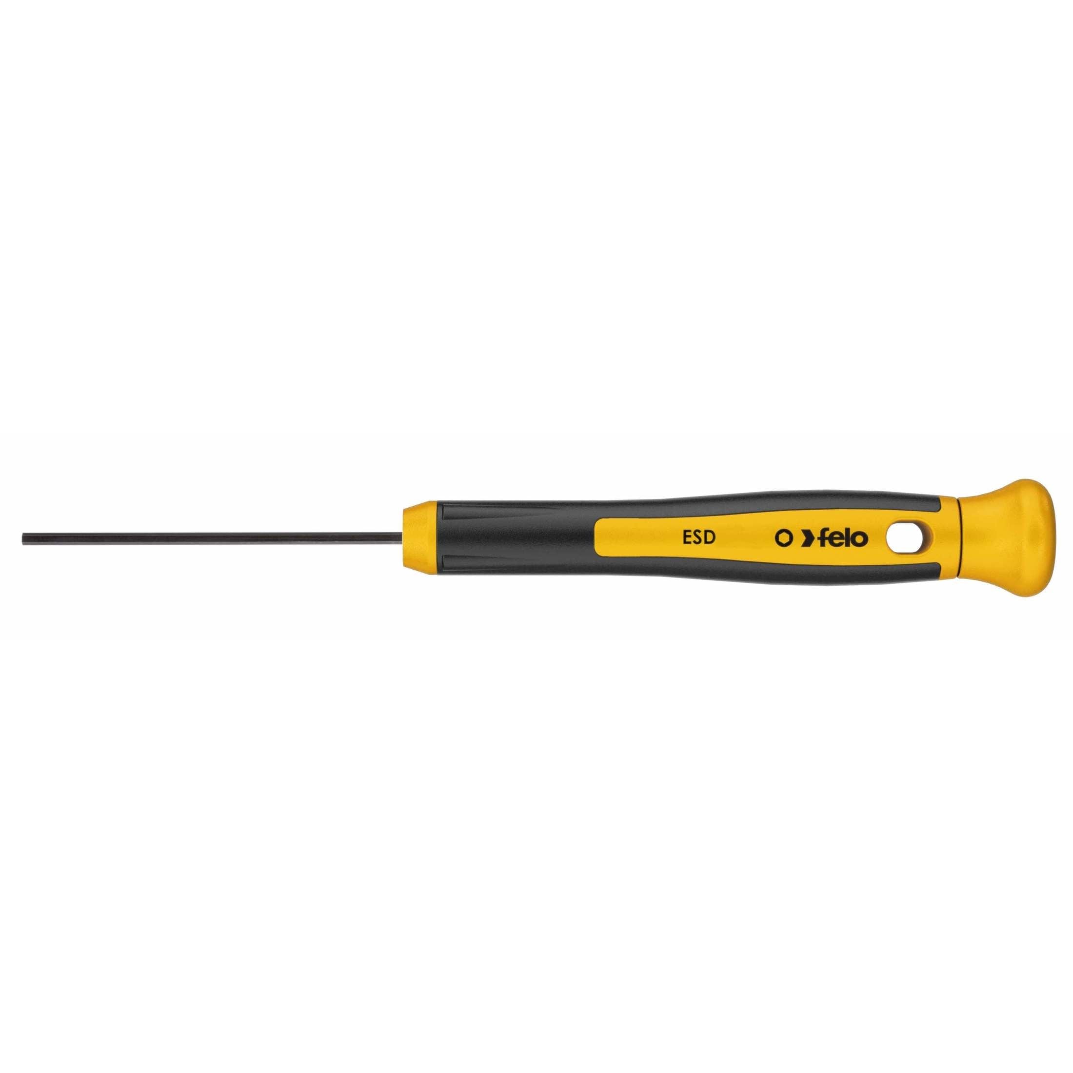 Felo 25625260 2.5 mm x 75 mm ESD Precision Hex Screwdriver