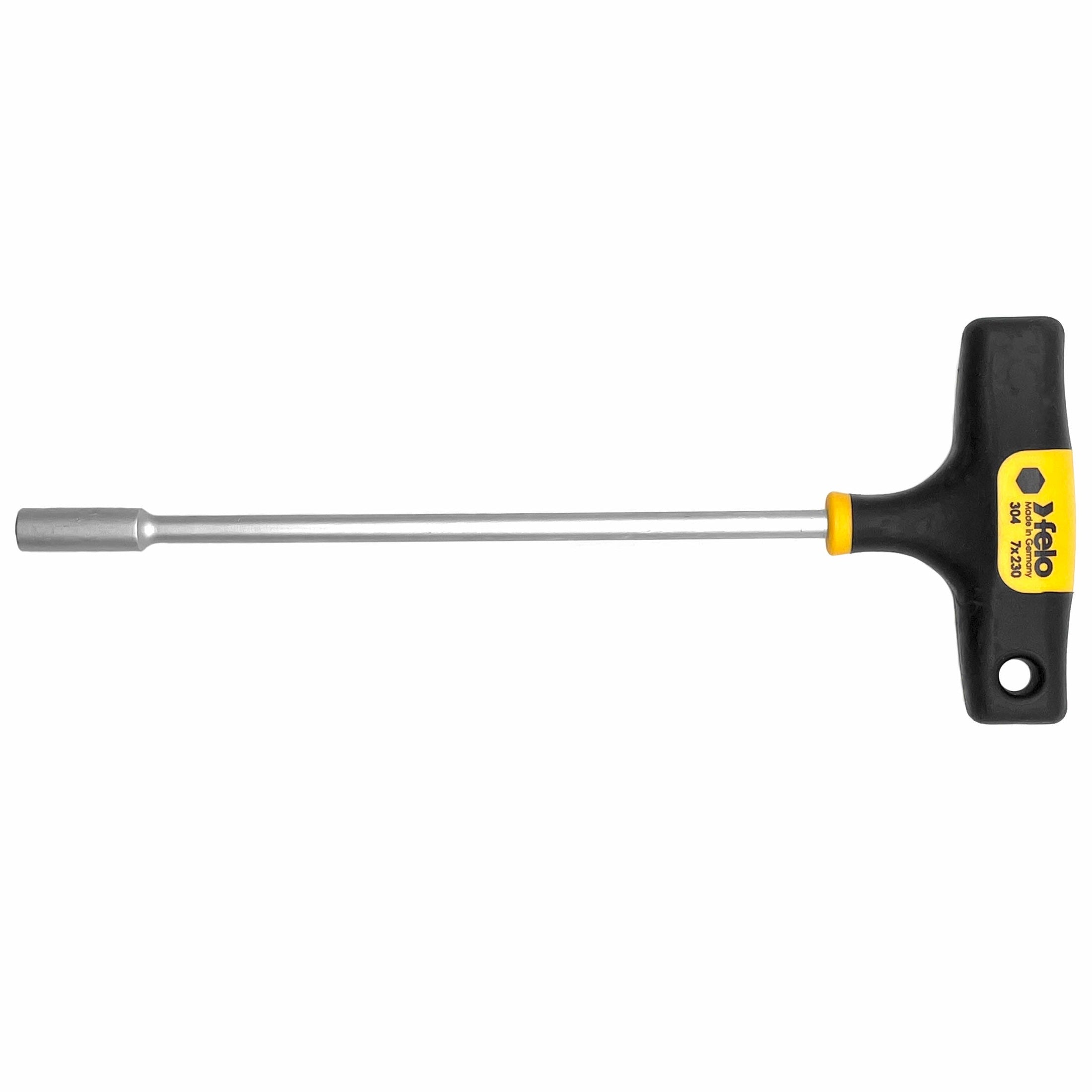 Felo 30407860 T-Handle Metric Nutdriver, 7 mm x 230