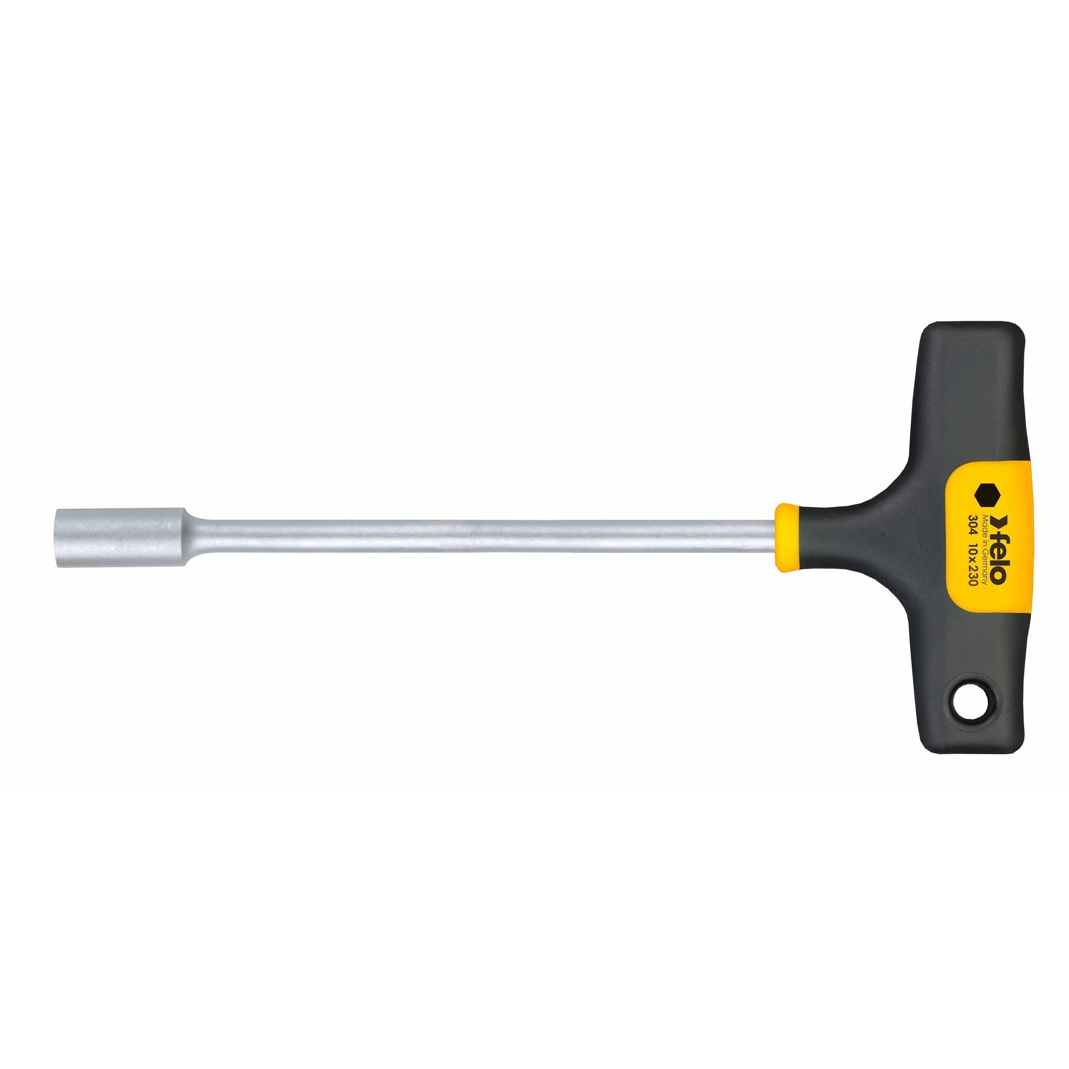Felo 30410860 T-Handle Metric Nutdriver, 10 mm x 230