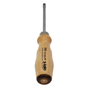 Felo 33504590 Slotted 4.5 x 90mm Wood Handle Screwdriver