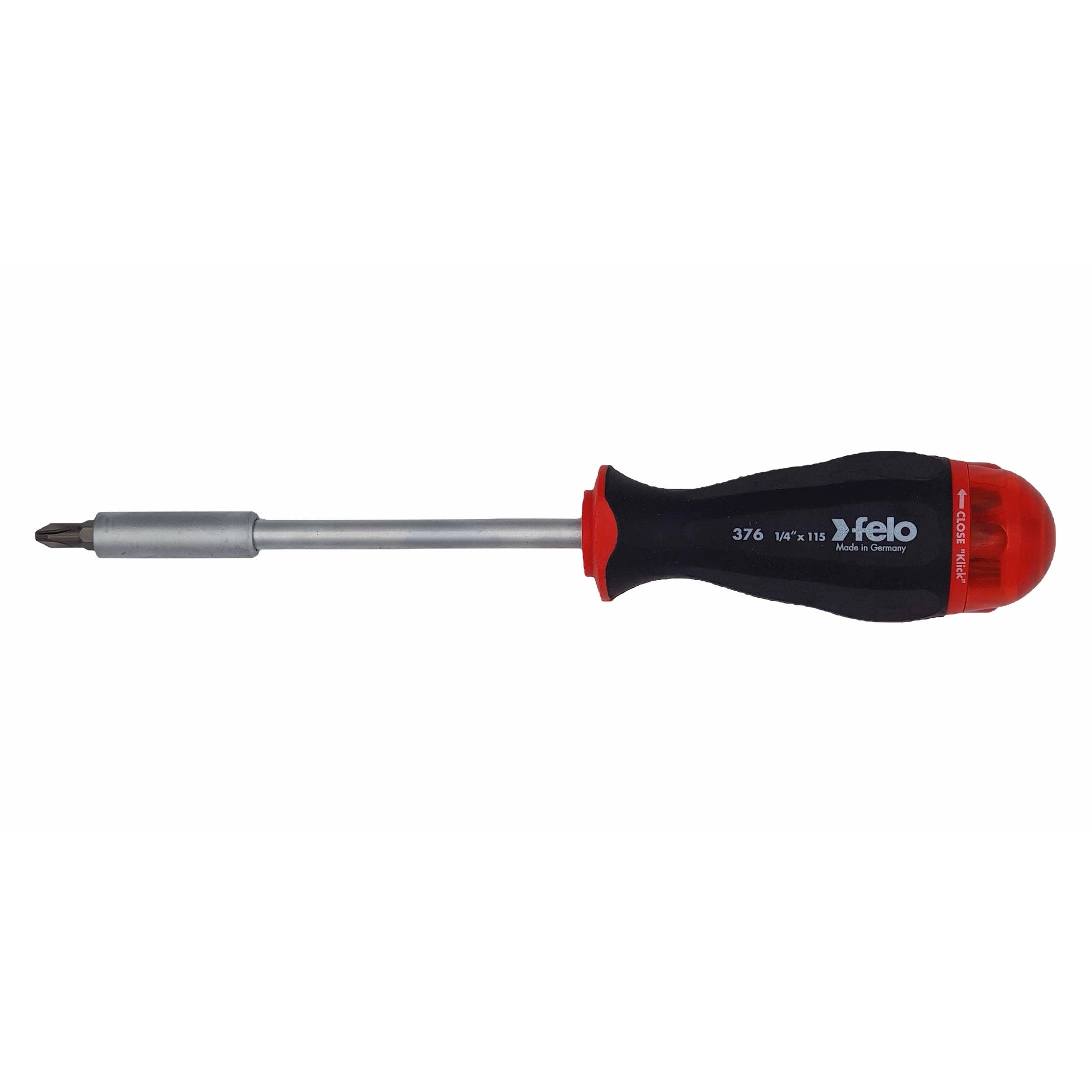 Felo 37604405 Magazine Handle Bitholder, SL/PZ/PH/Torx, 219 mm, 8 Pieces