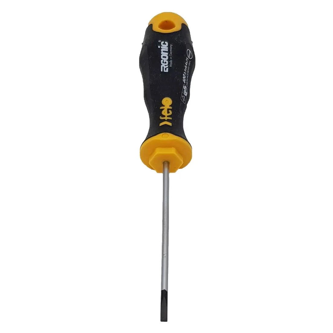 Felo 40002210 Ergonomic Slotted Flat Head Screwdriver 2.5x0.4x75