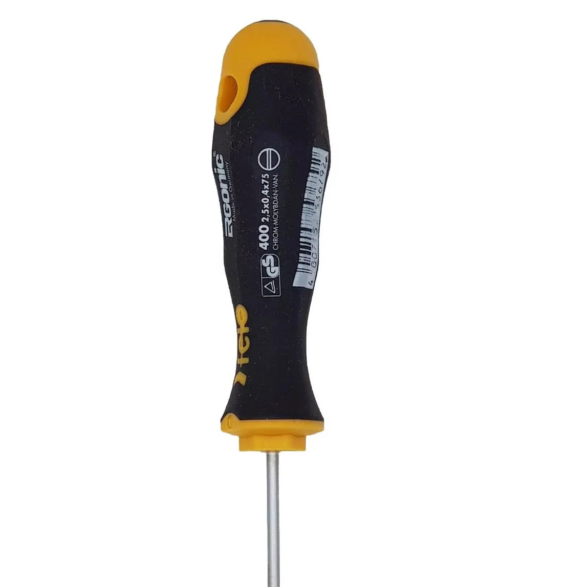 Felo 40002210 Ergonomic Slotted Flat Head Screwdriver 2.5x0.4x75