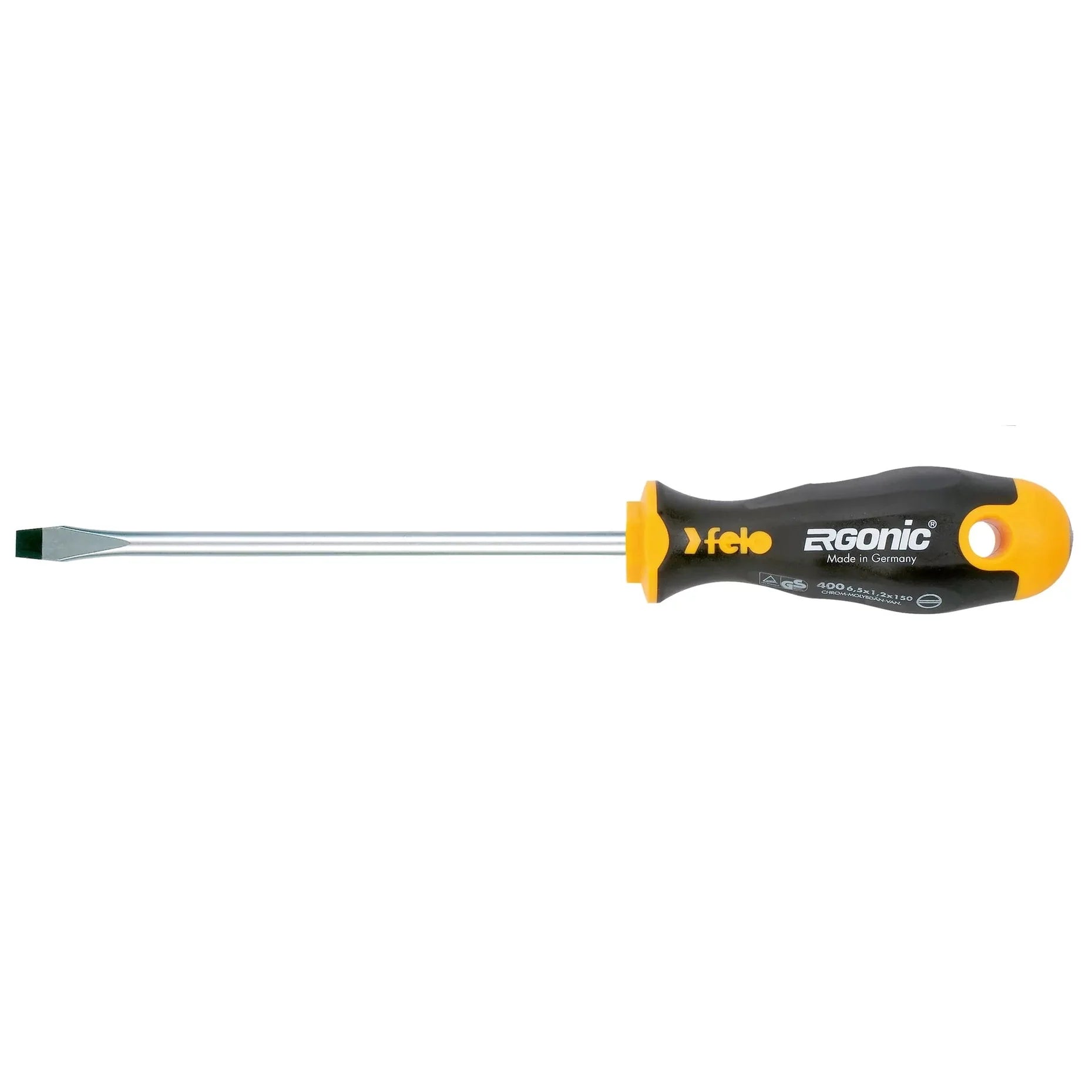Felo 40065510 Ergonic Flat Head Screwdriver 6.5x1.2x150