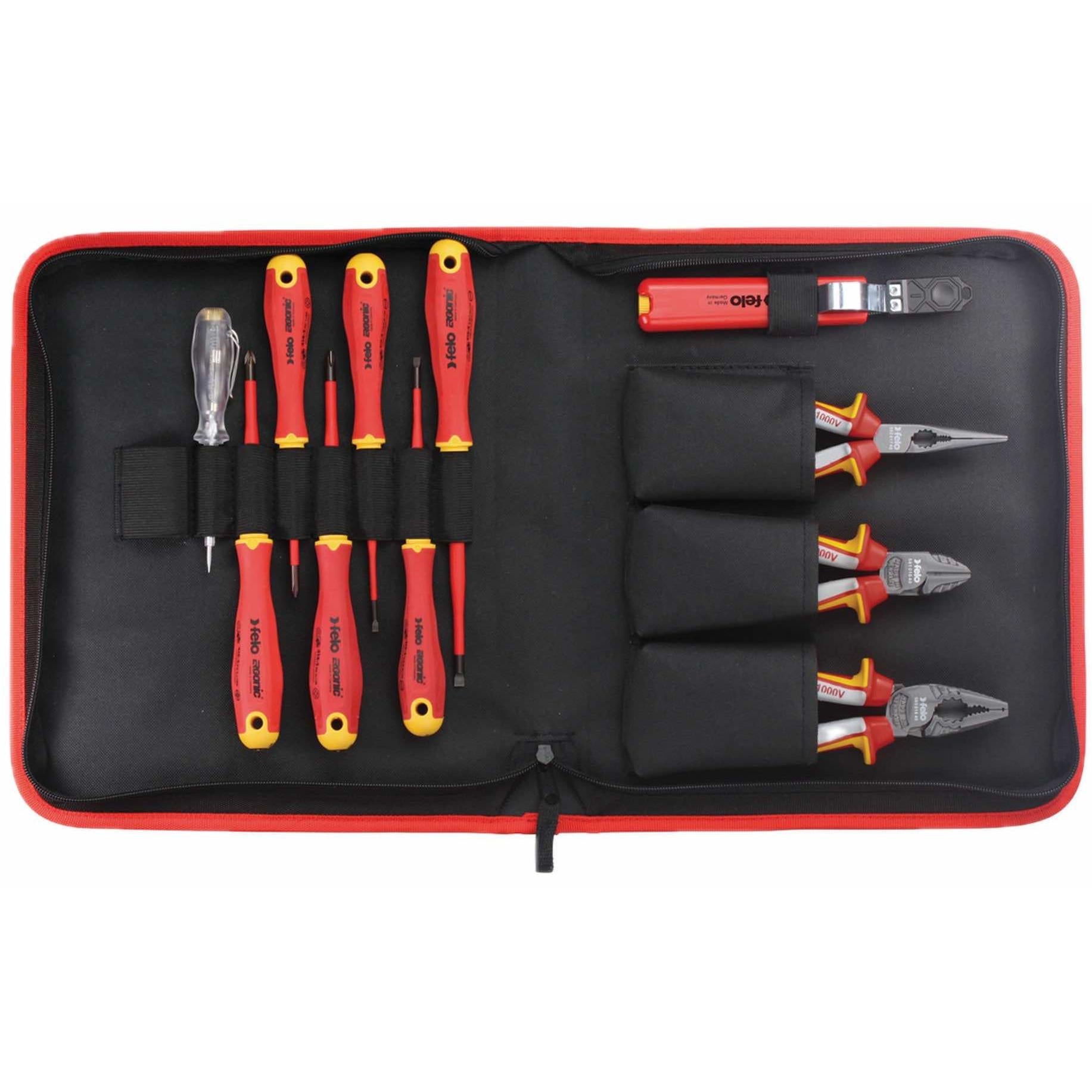 Felo 41381104 11 Piece Insulated Service Kit-Liger Tools