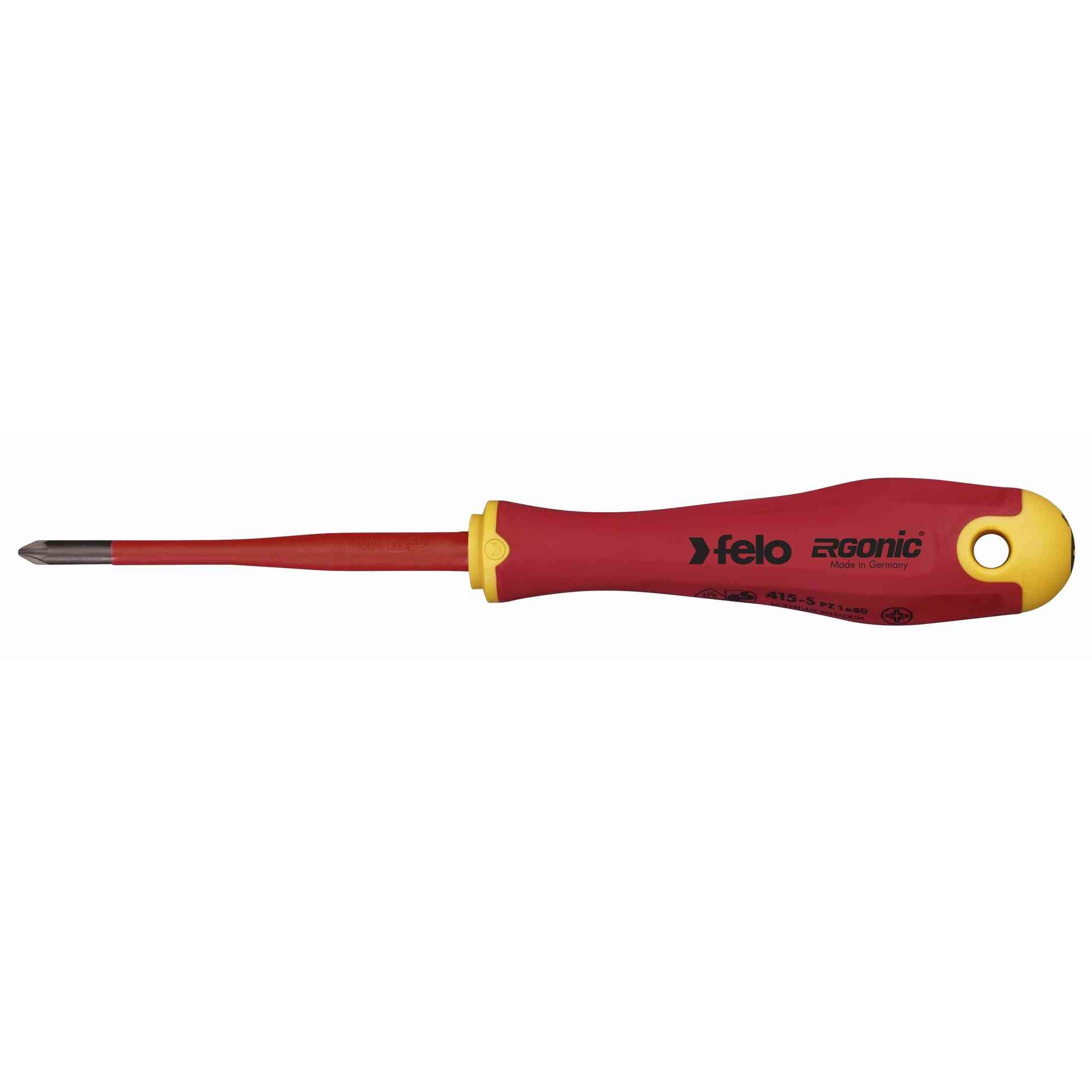 Felo 41385398 Set of dielectric screwdrivers Ergonic E-SLIM SL/PZ, 5 pcs