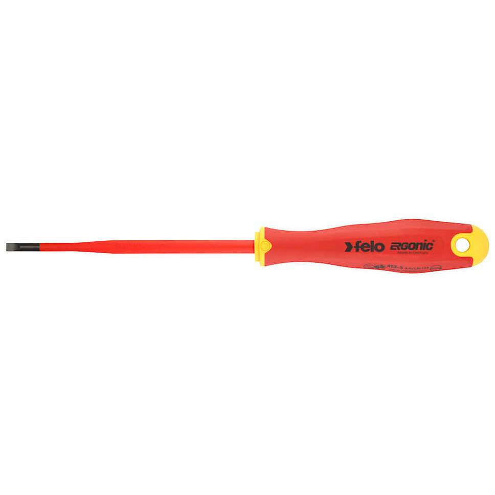 Felo 41393090 E-slim Insulated 3 x 100mm Slotted Screwdriver