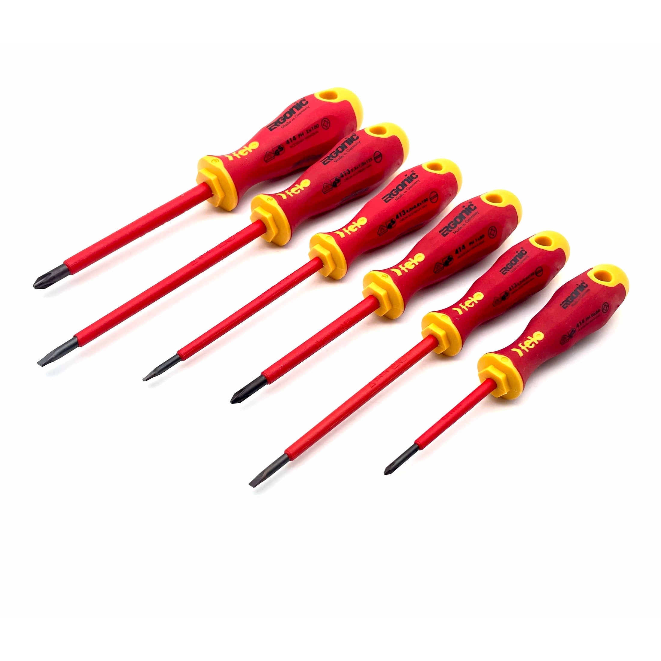 Felo 41398517 8 Piece XL Insulated Tool Set - Pliers and Screwdrivers-Liger Tools
