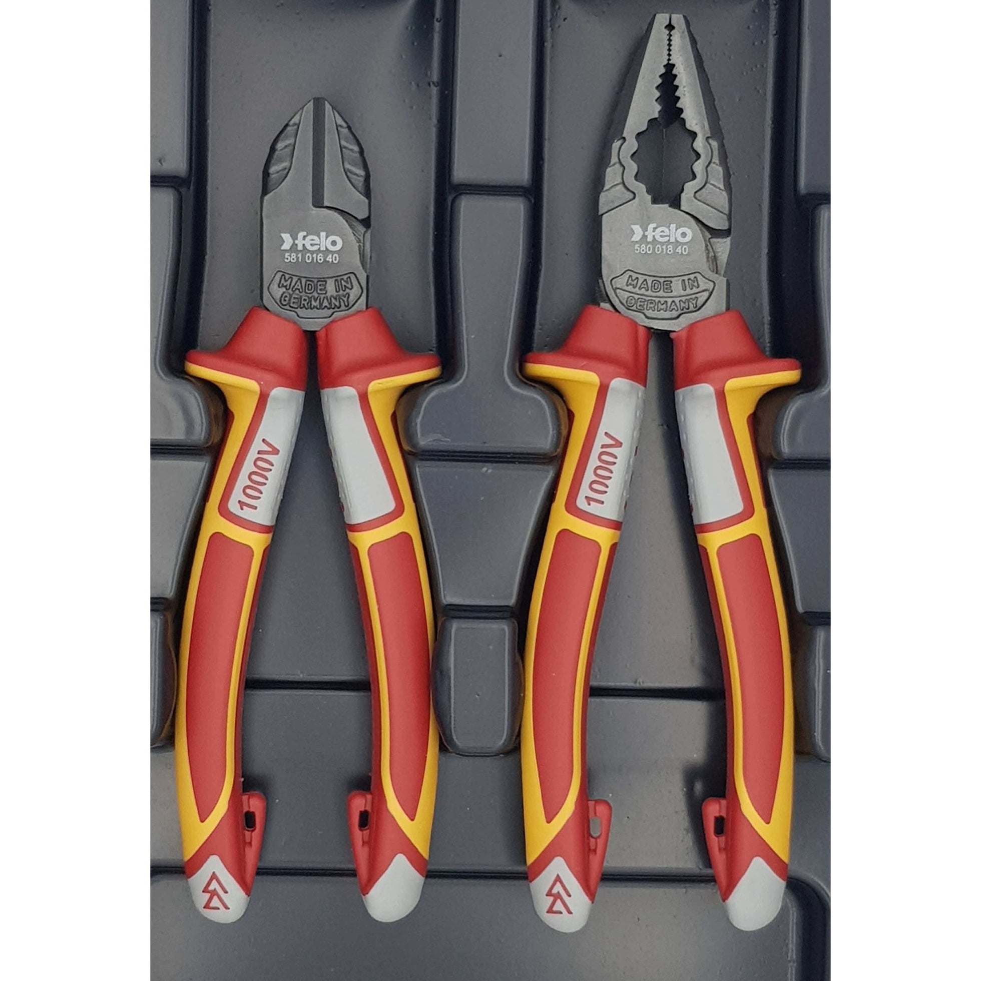 Felo 41398517 8 Piece XL Insulated Tool Set - Pliers and Screwdrivers-Liger Tools