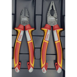 Felo 41398517 8 Piece XL Insulated Tool Set - Pliers and Screwdrivers-Liger Tools