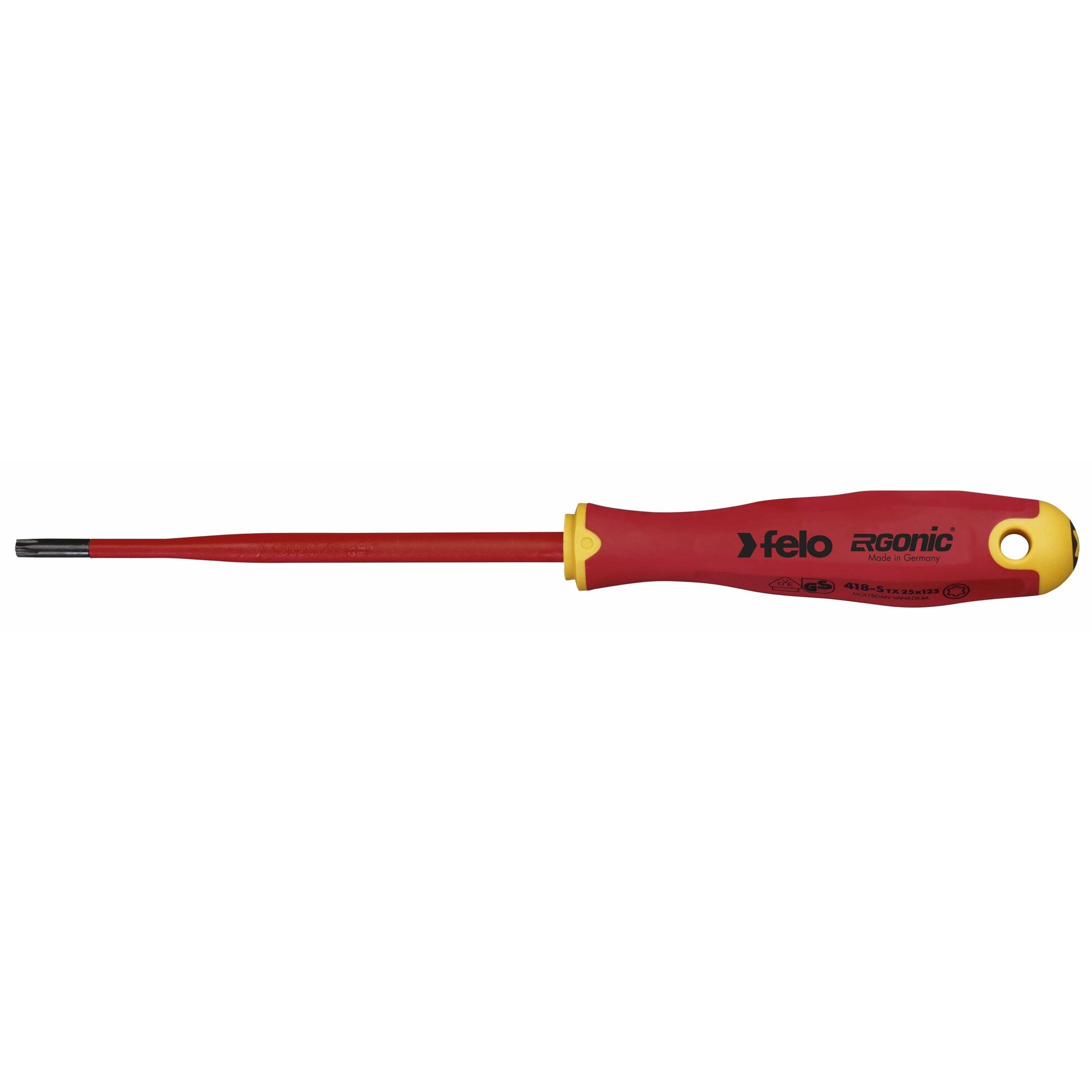 Felo 41825990 E-slim Insulated T25 x 125mm Torx Screwdriver