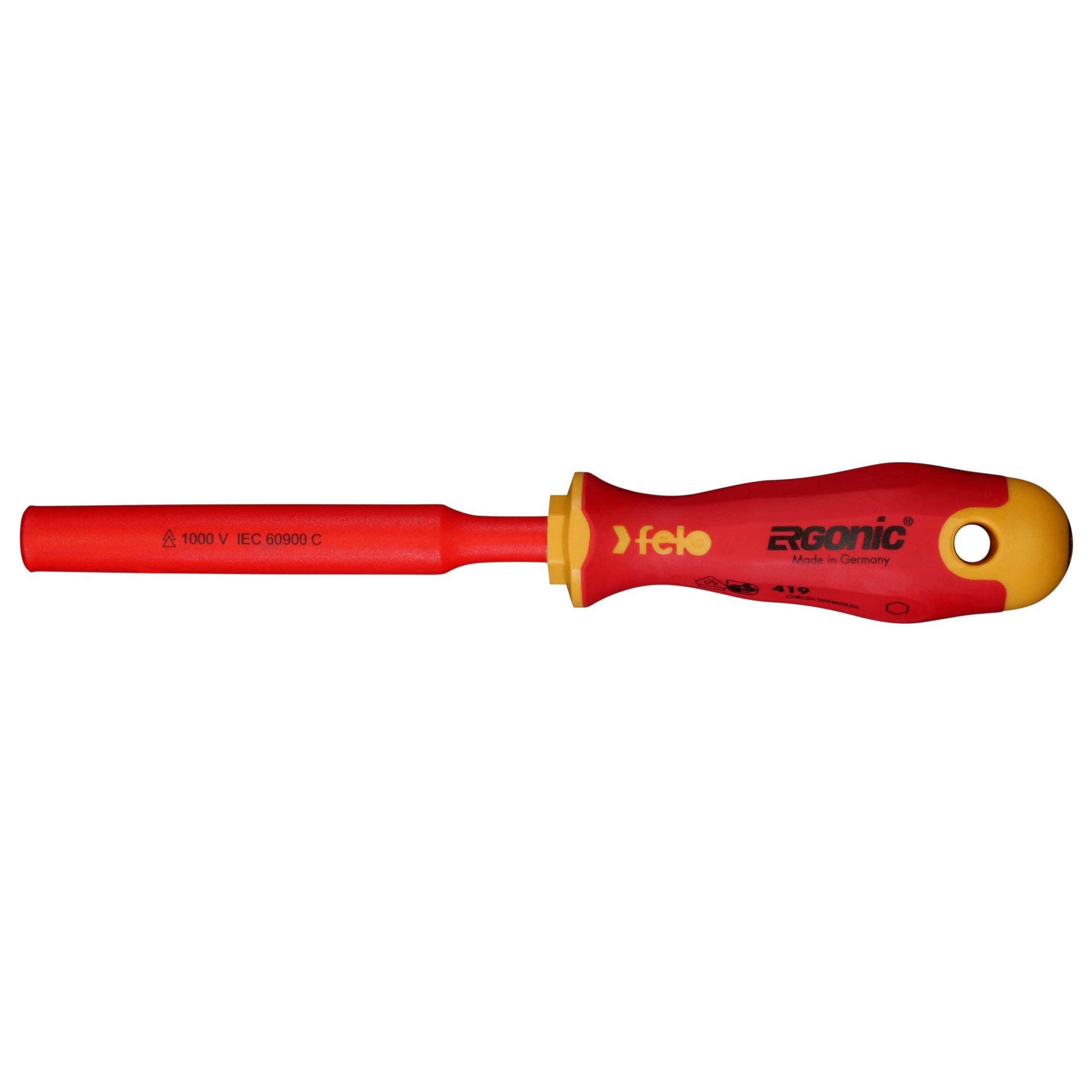 Felo 41910030 Dielectric screwdriver M-TECH Ergonic HEX 10.0x125