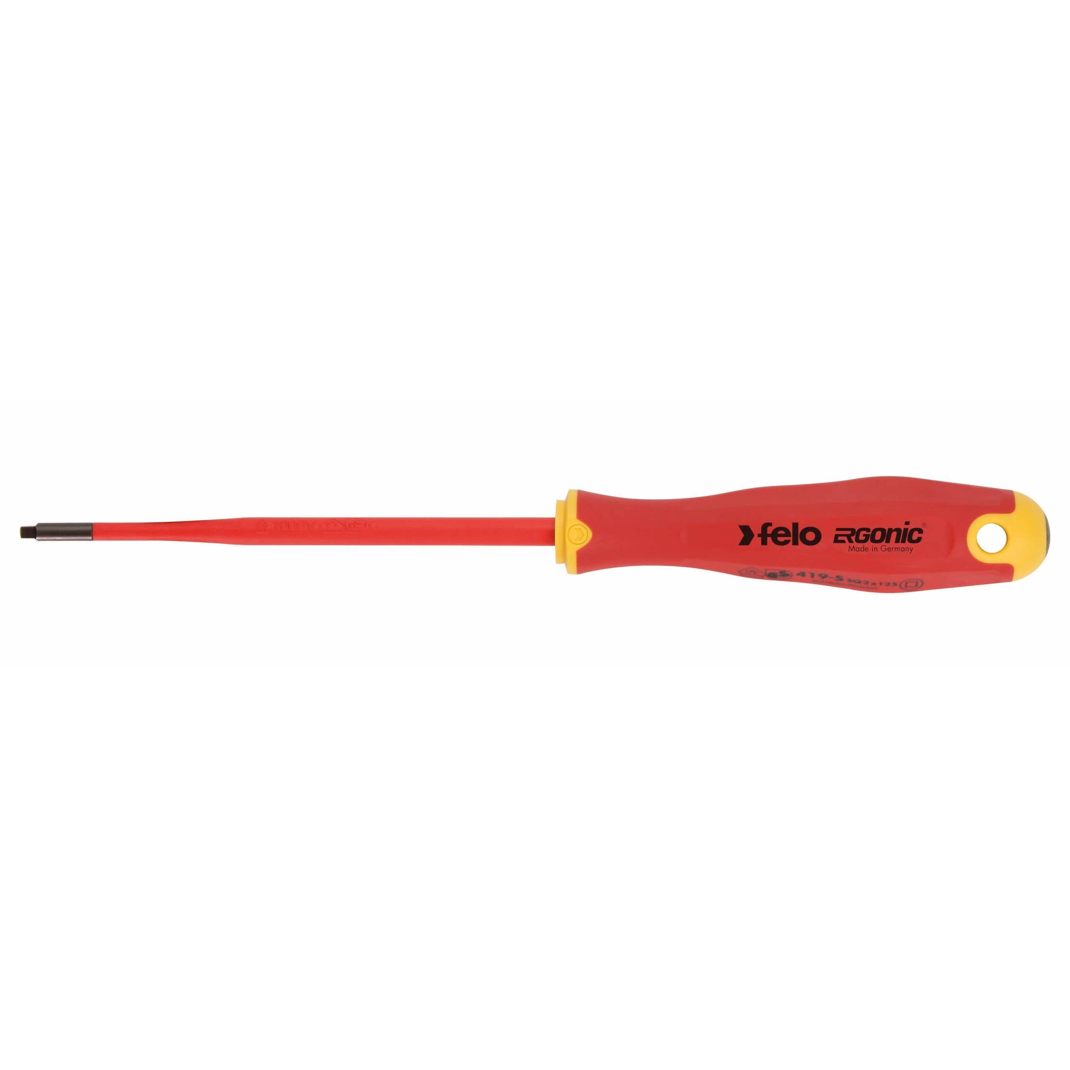 Felo 41919090 E-slim Insulated #1 x 100mm Square Screwdriver
