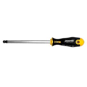 Felo 42780540 Ergonic Ball End Hex Screwdriver, 8 mm x 150 mm