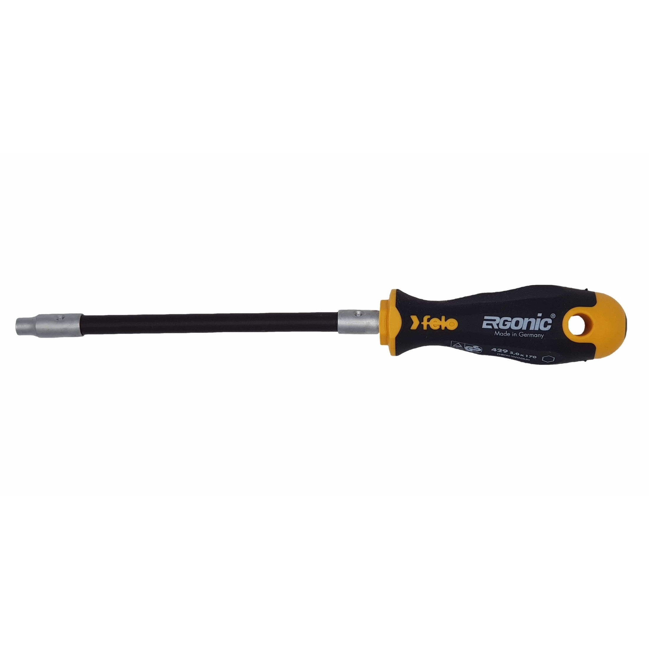 Felo 42905040 Ergonic 5.0X170 Flexible Rod Screwdriver Socket Wrench