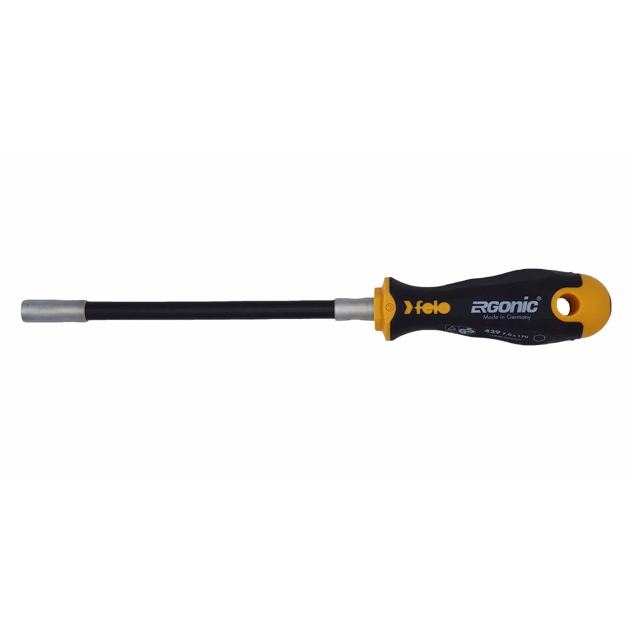 Felo 42907040 Ergonic 7.0X170 screwdriver with flexible rod socket wrench