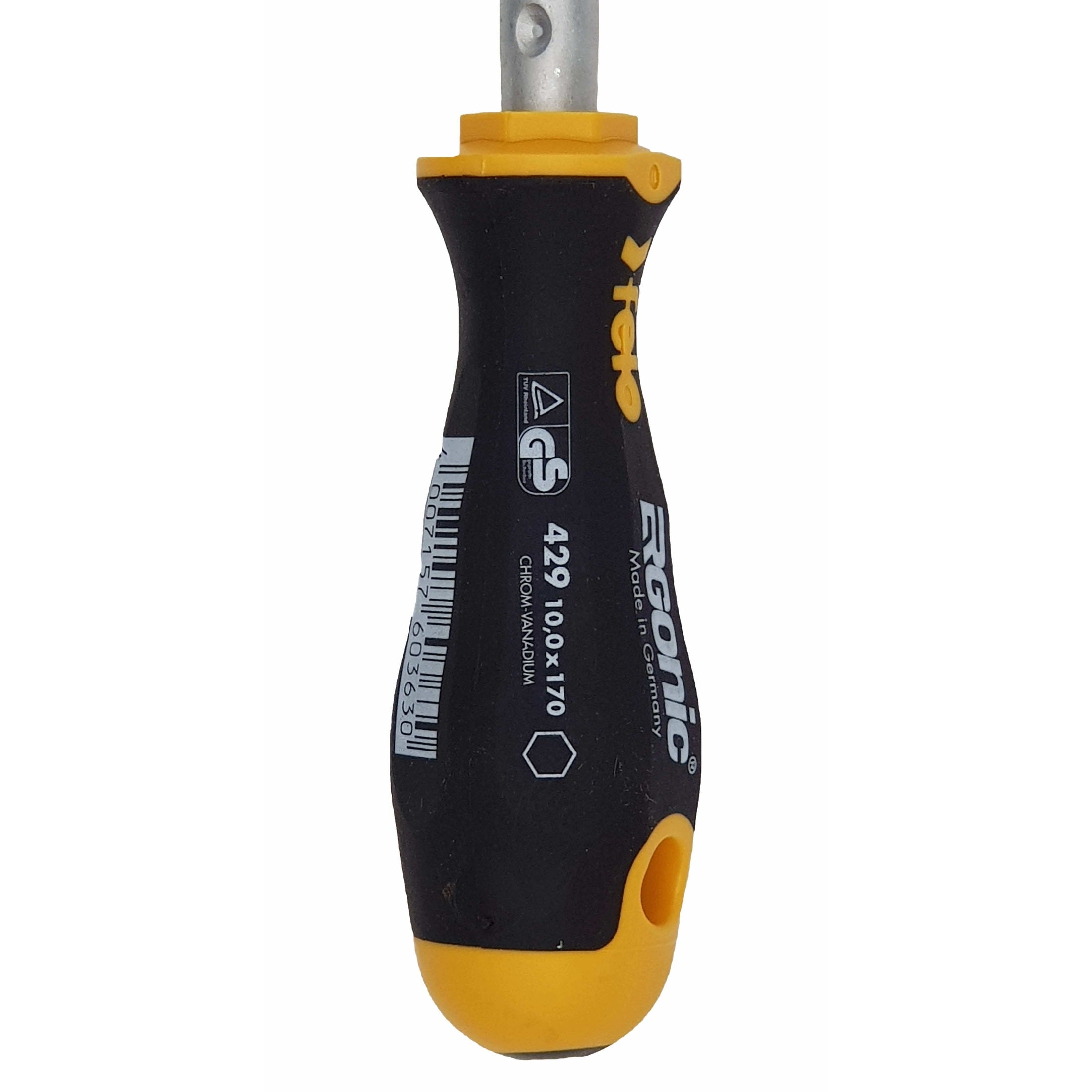 Felo 42910040 Ergonic Metric Nutdriver with Flexible Blade, 10 x 170 mm