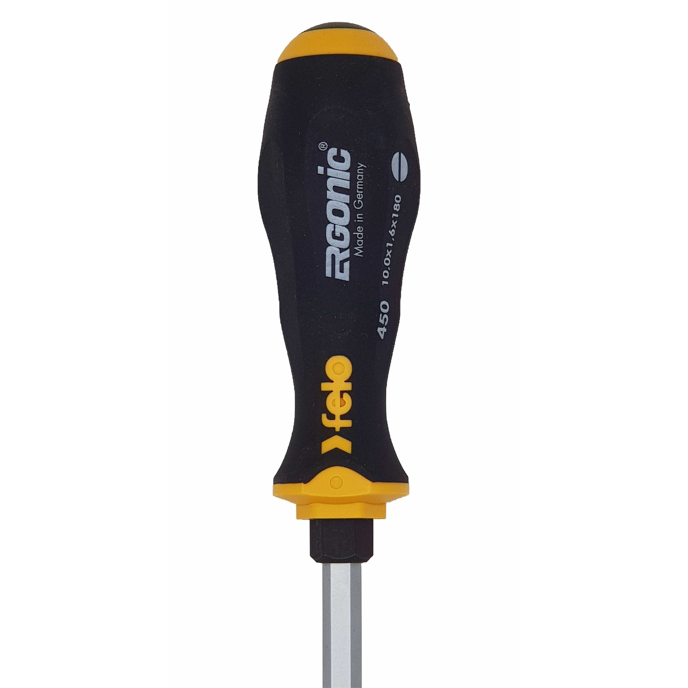 Felo 45010040 Ergonic 10 x 180mm Slotted Screwdriver