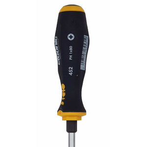 Felo 45210240 Ergonic #1 x 80mm Phillips Screwdriver - Hex Bolster and Striking Cap