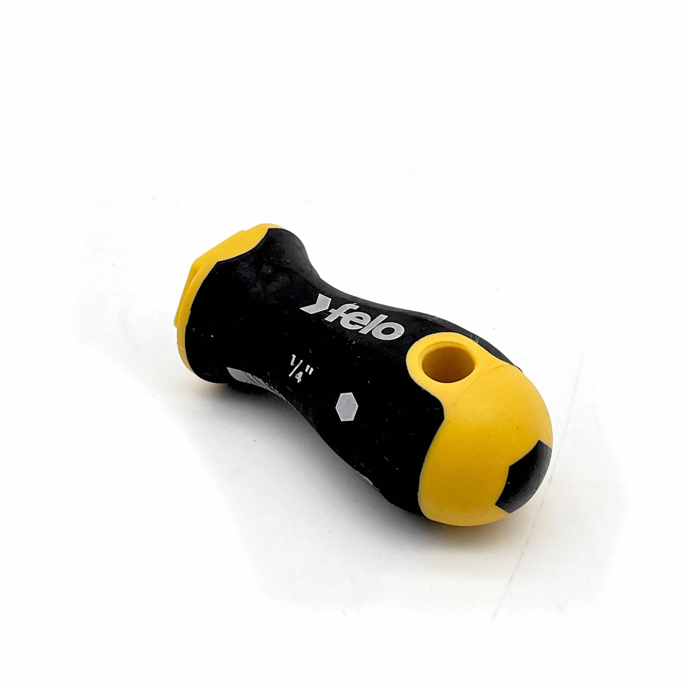 Felo 46902540 Ergonic Stubby Handle, 1/4" Bitholder