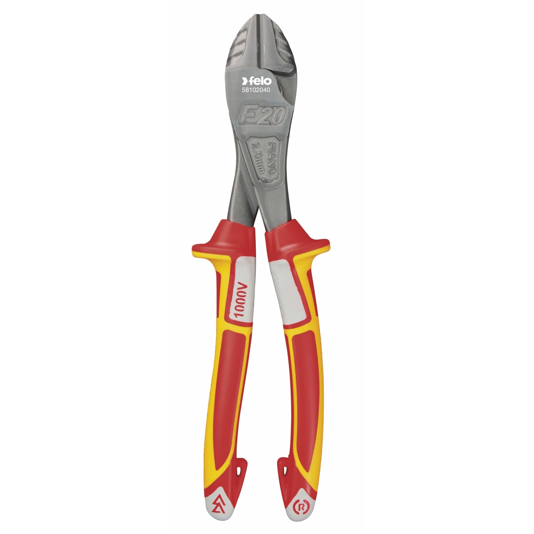 Felo 58102040 8" Heavy-Duty Diagonal Cutters VDE