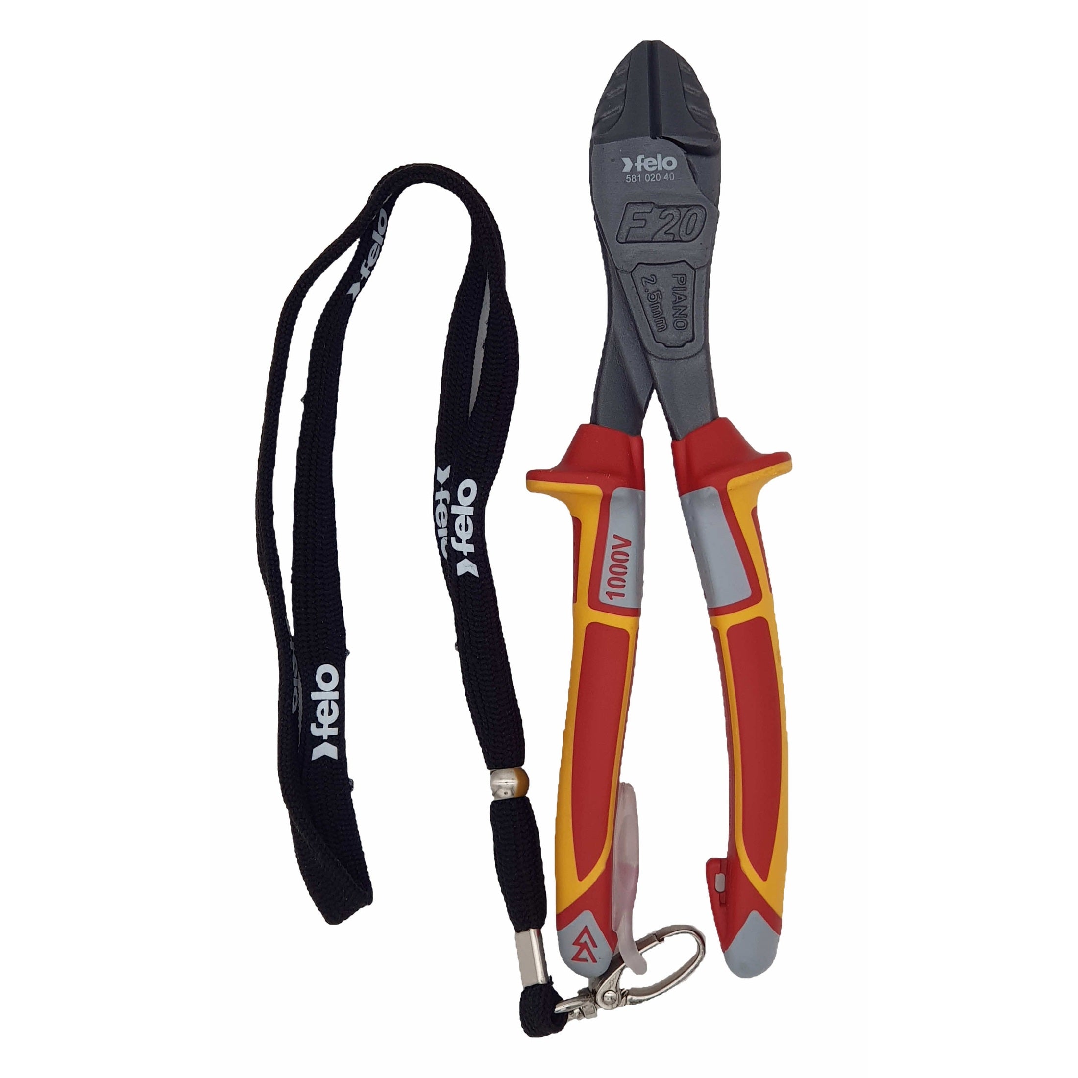 Felo 58102040 8" Heavy-Duty Diagonal Cutters VDE