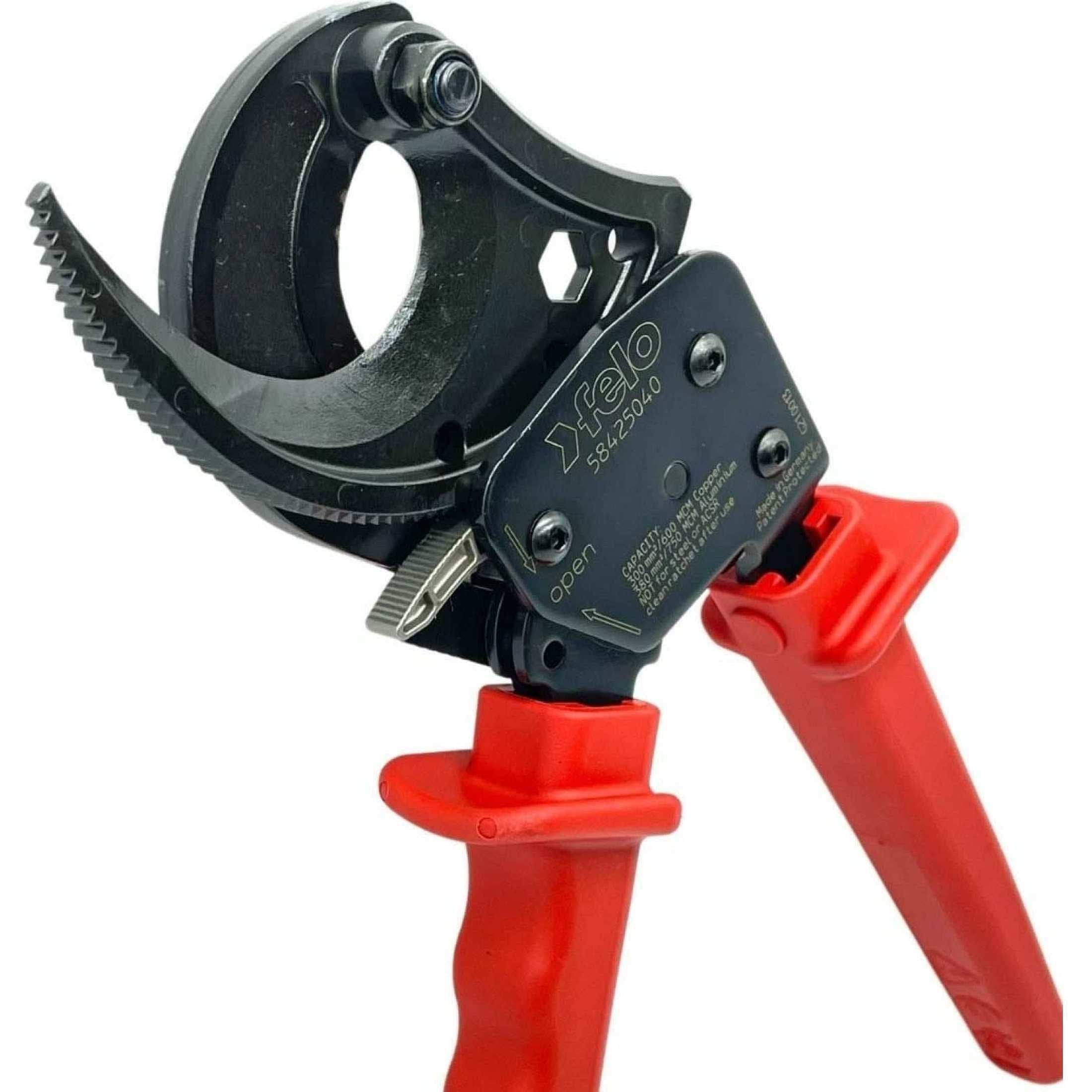 Felo 58425040 Ratcheting cable cutter, 260 mm-Liger Tools