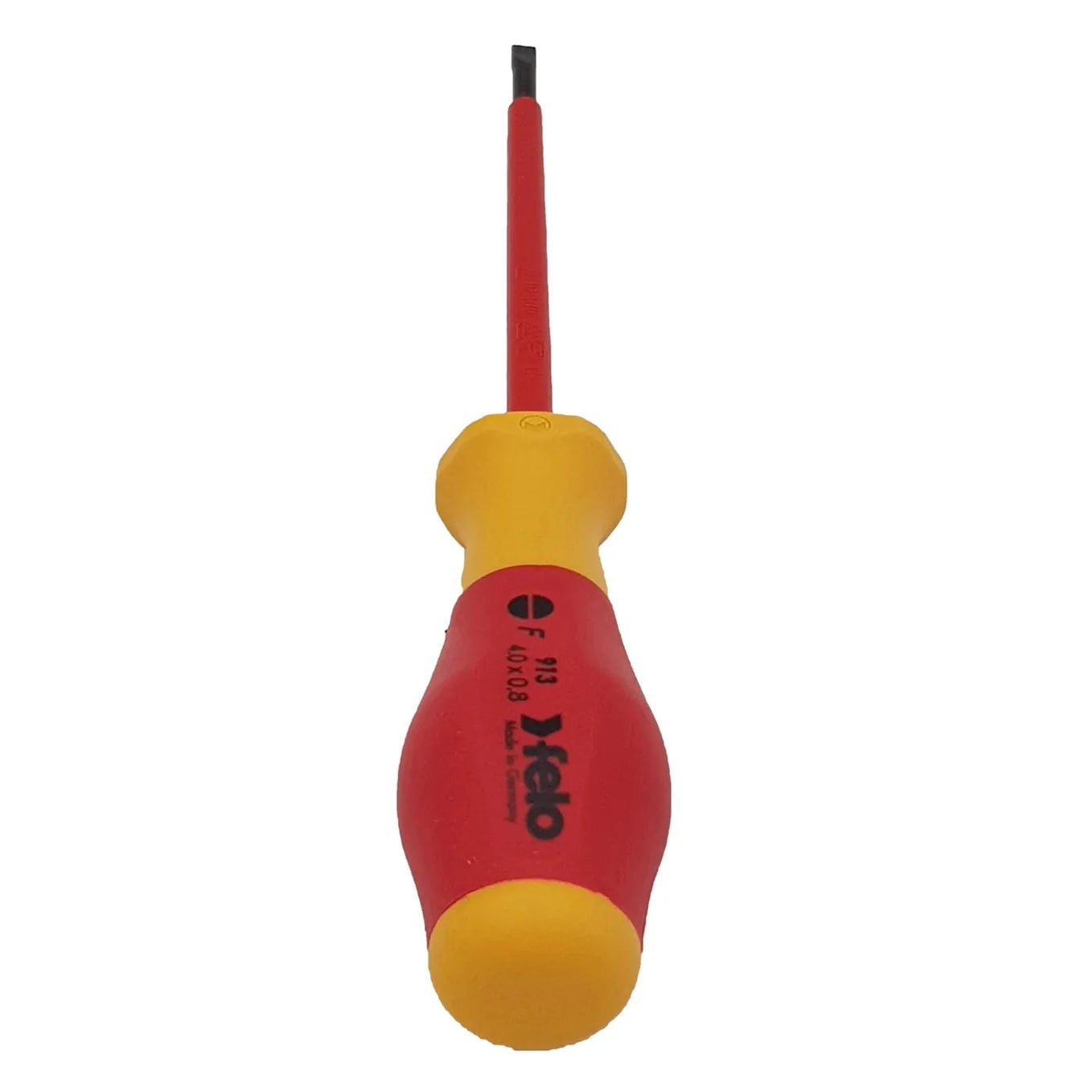 Felo 91304090 Screwdriver dielectric slotted SL4,0x0,8x100
