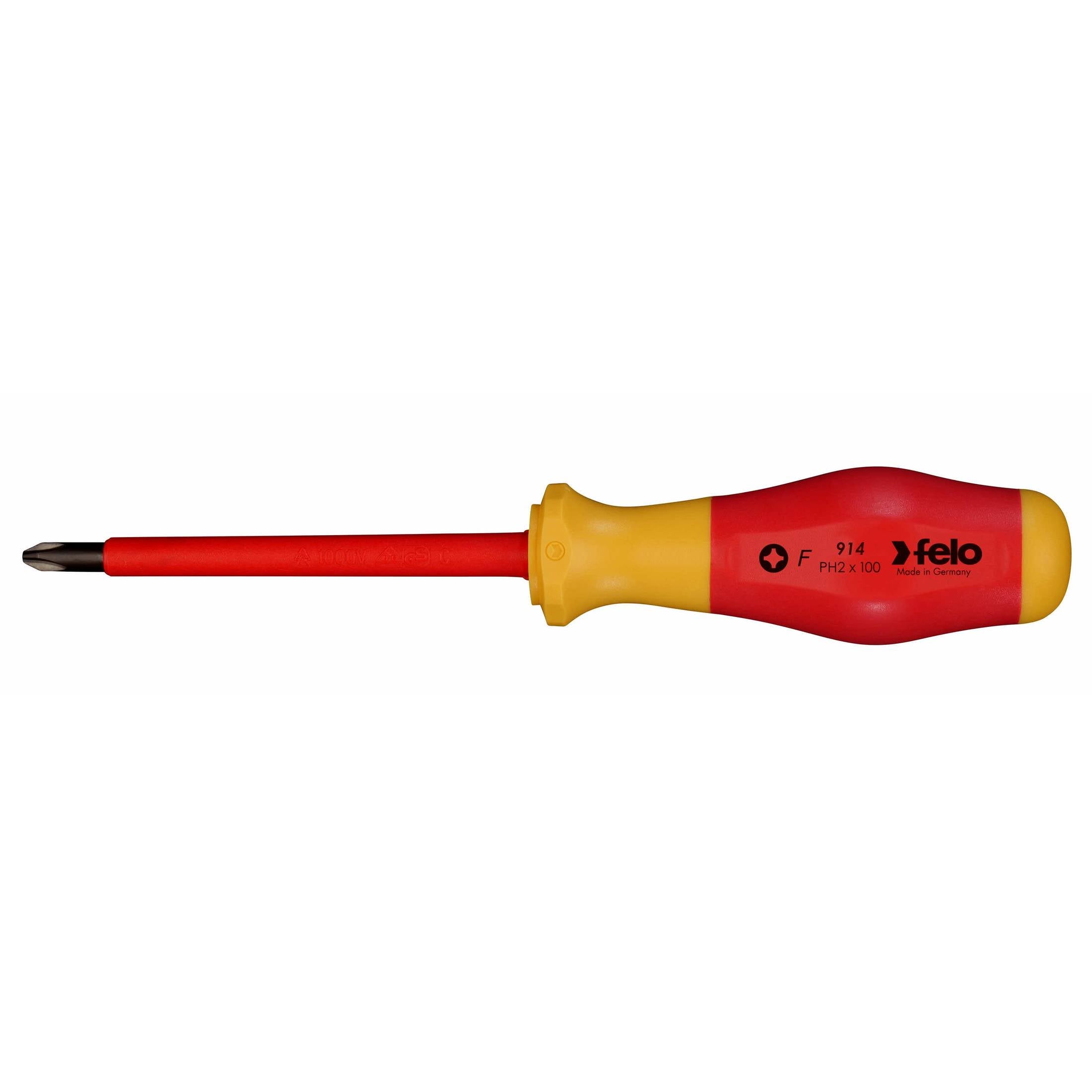 Felo 91396298 Set of dielectric screwdrivers SL/PH/SQ, 6 pcs