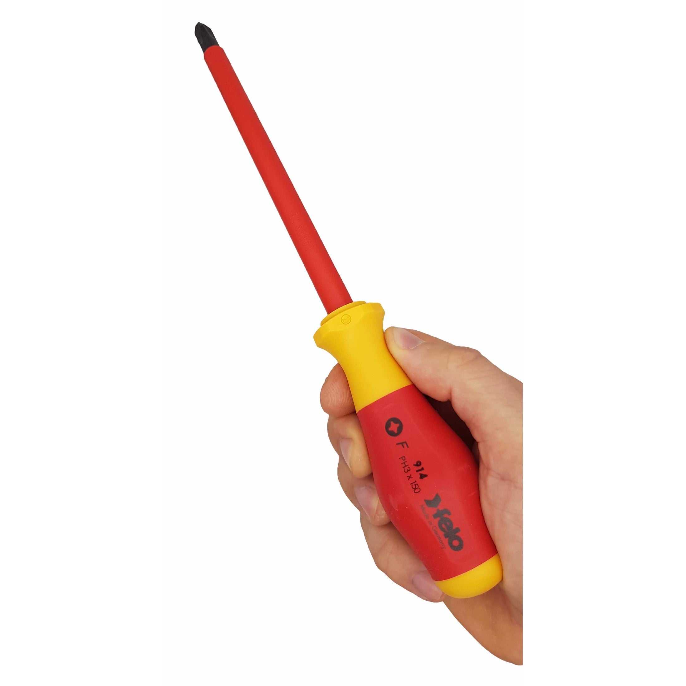 Felo 91430490 Dielectric Phillips screwdriver PH3X150