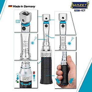 Hazet 6280-1CT Torque Wrench 9x12, 2-10 Nm-Liger Tools