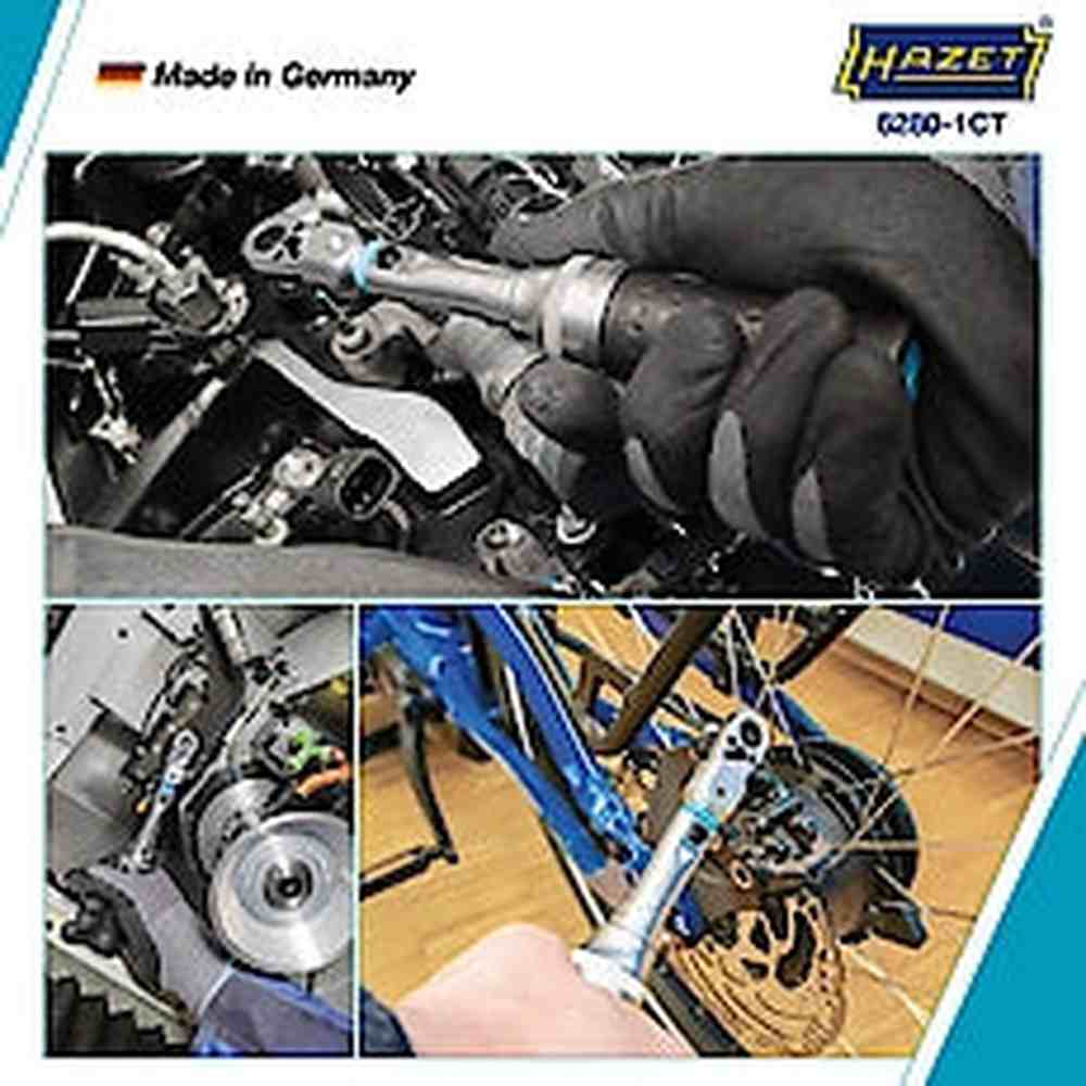 Hazet 6280-1CT Torque Wrench 9x12, 2-10 Nm-Liger Tools