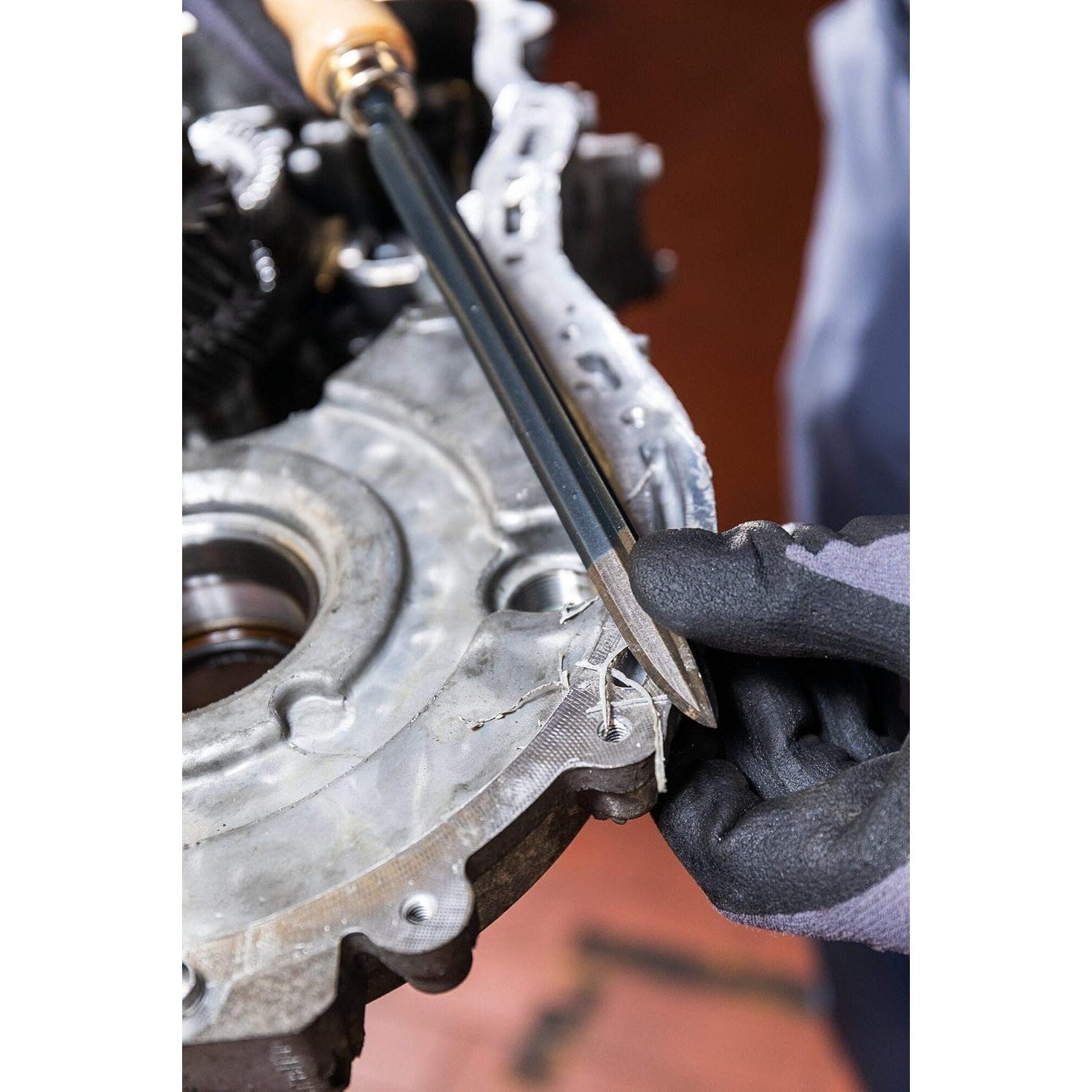 Hazet 821-2 Hollow Three-Square Scraper 200mm