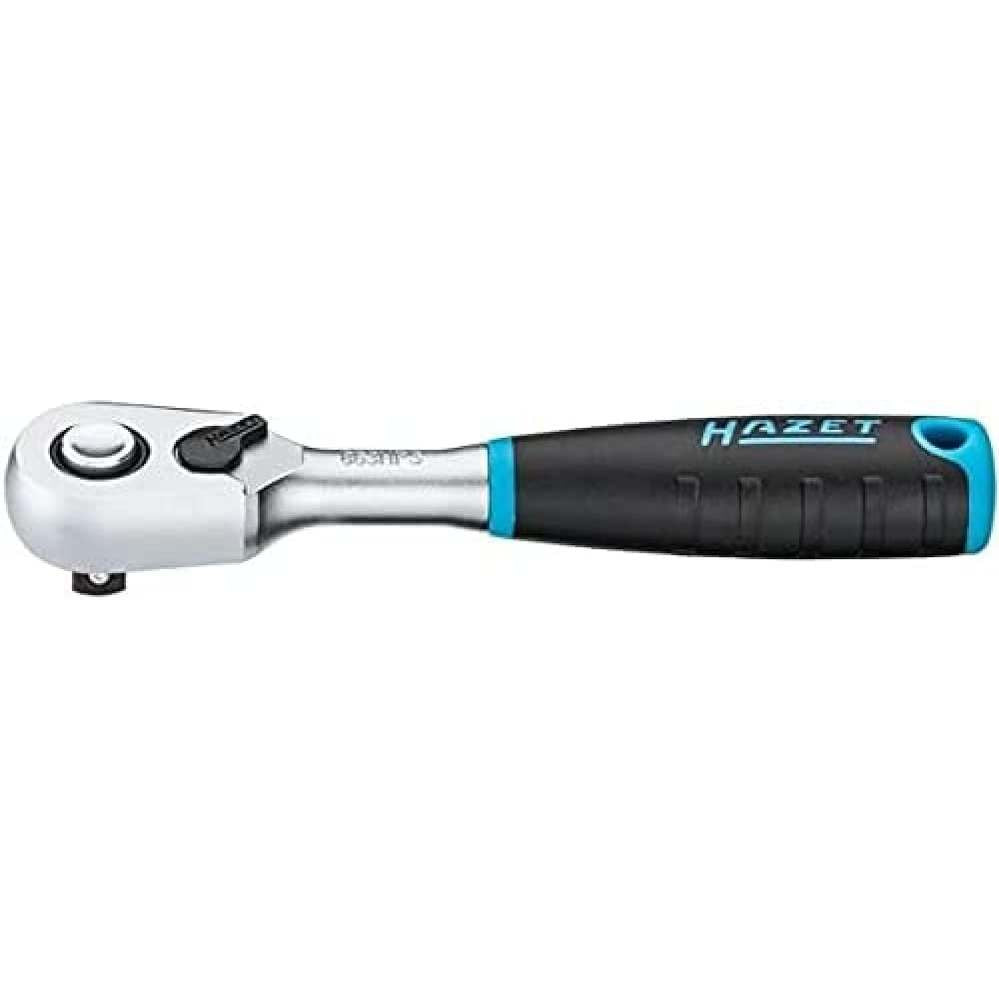 Hazet 863HPS - 1⁄4″ HiPer Fine-Tooth Reversible Ratchet with Safety Locking