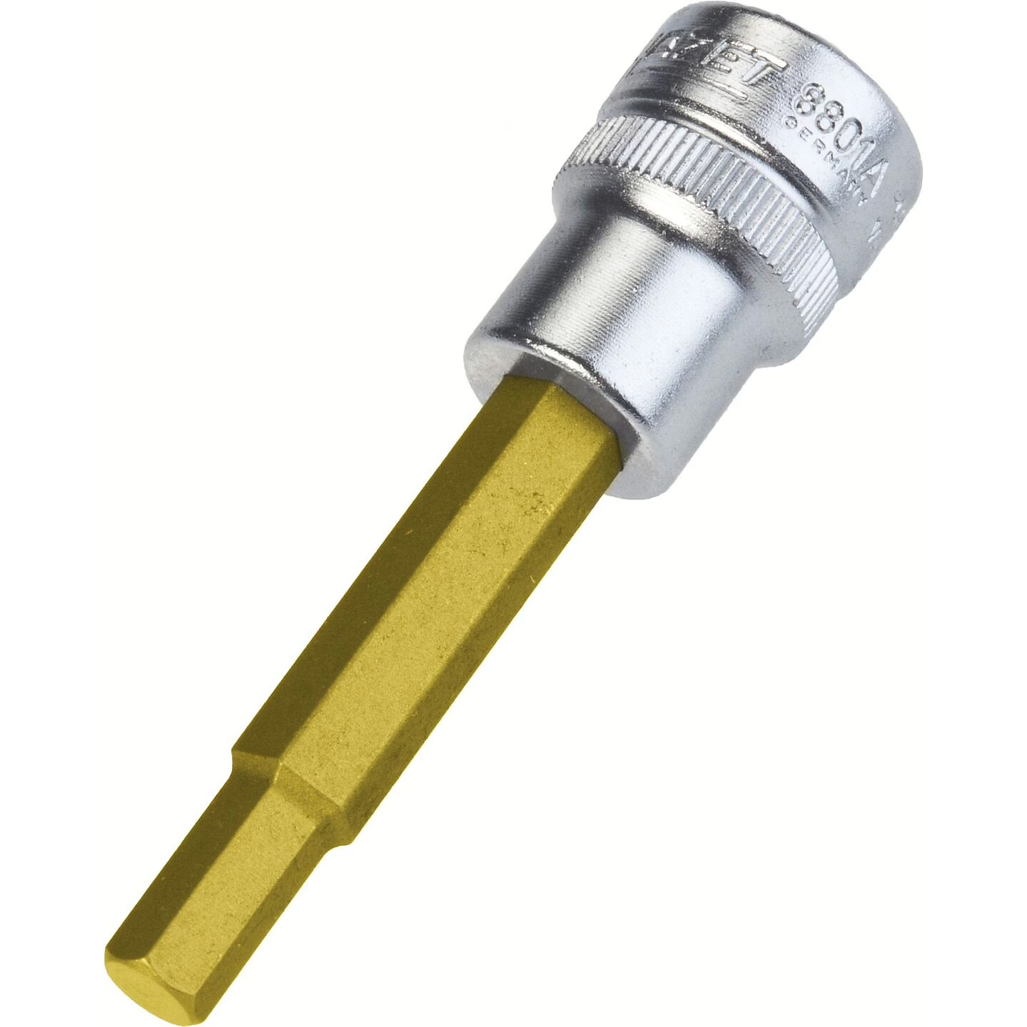 Hazet 8801A-1/4 - 1/4" Hex Titanium-Nitride Bit Socket 3/8"