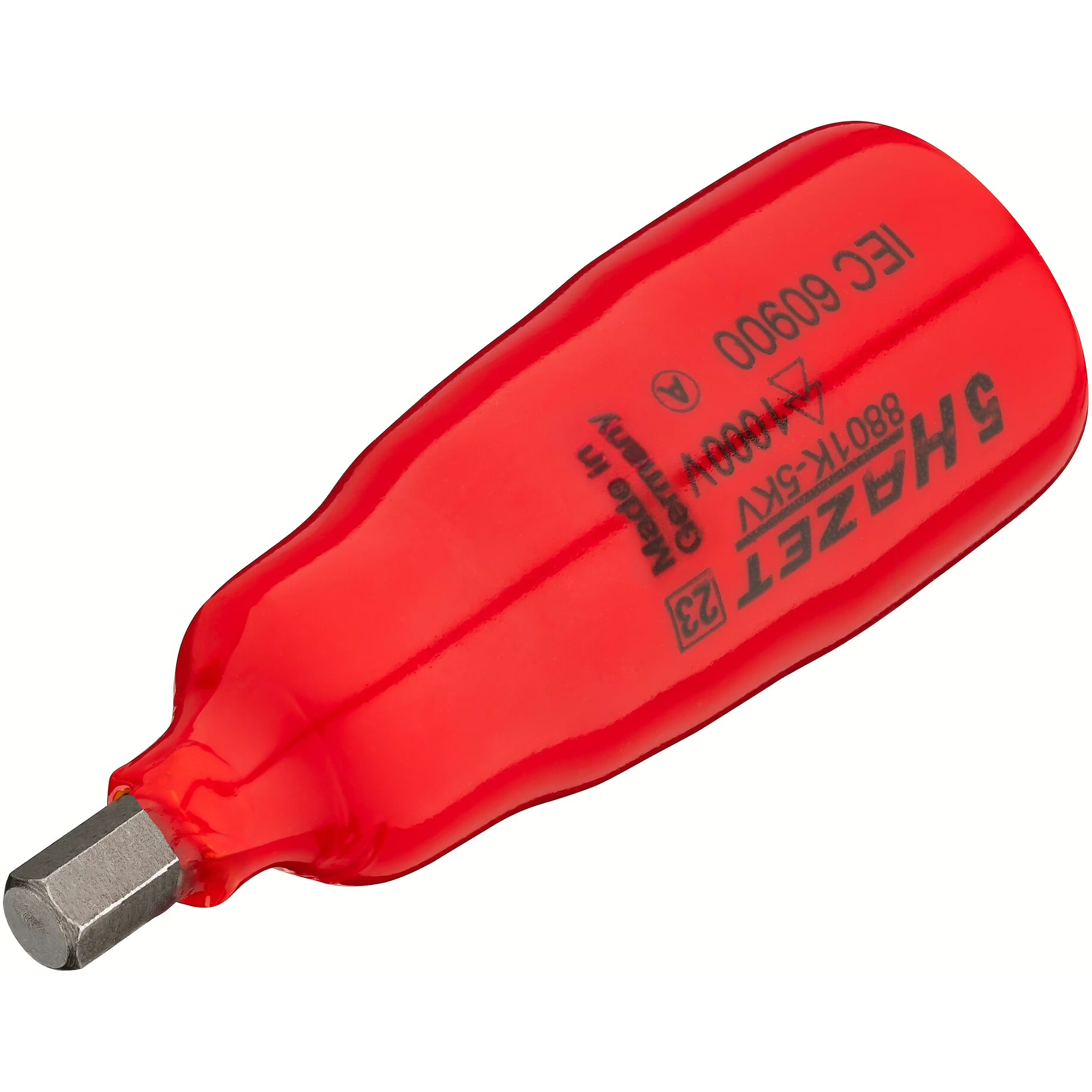 Hazet 8801K-5KV - Insulated 3/8" Hex Bit Socket, 5.0mm