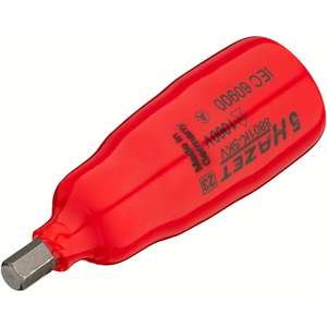 Hazet 8801K-5KV - Insulated 3/8" Hex Bit Socket, 5.0mm