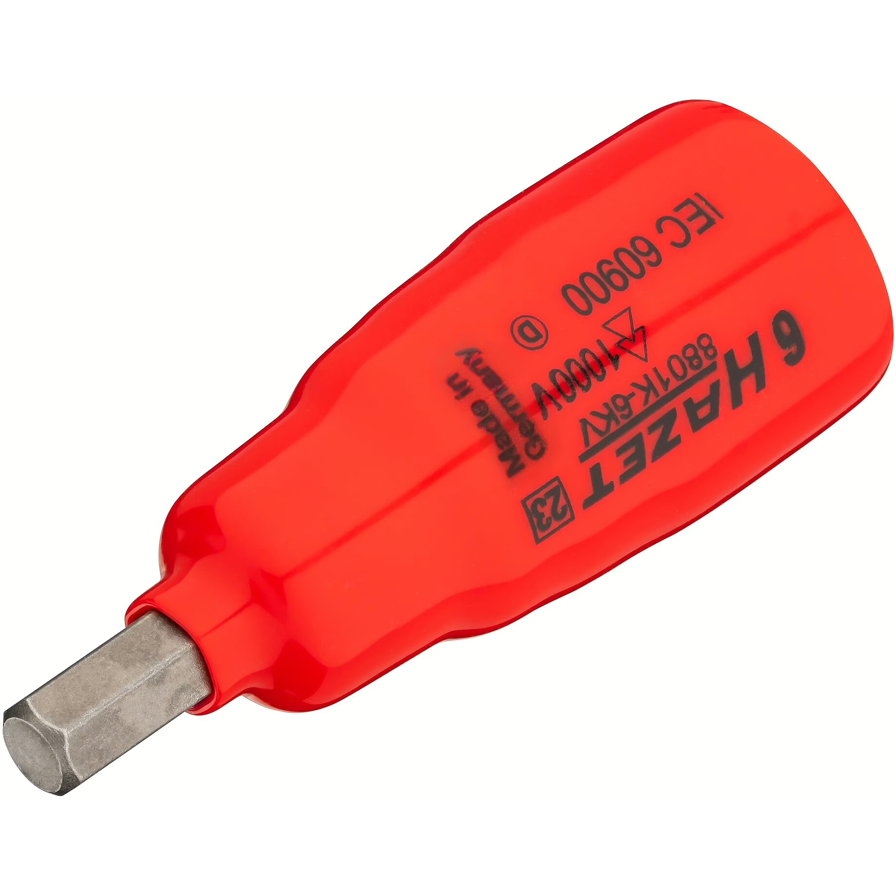 Hazet 8801K-6KV - Insulated 3/8" Hex Bit Socket, 6.0mm