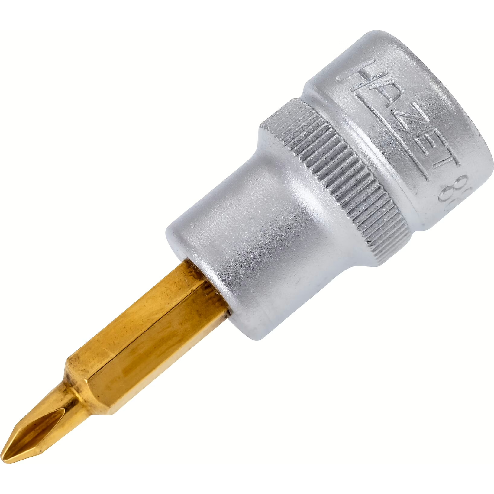 Hazet 8806-PH1 - 3/8" Drive Phillips Titanium-Nitride Socket, PH #1