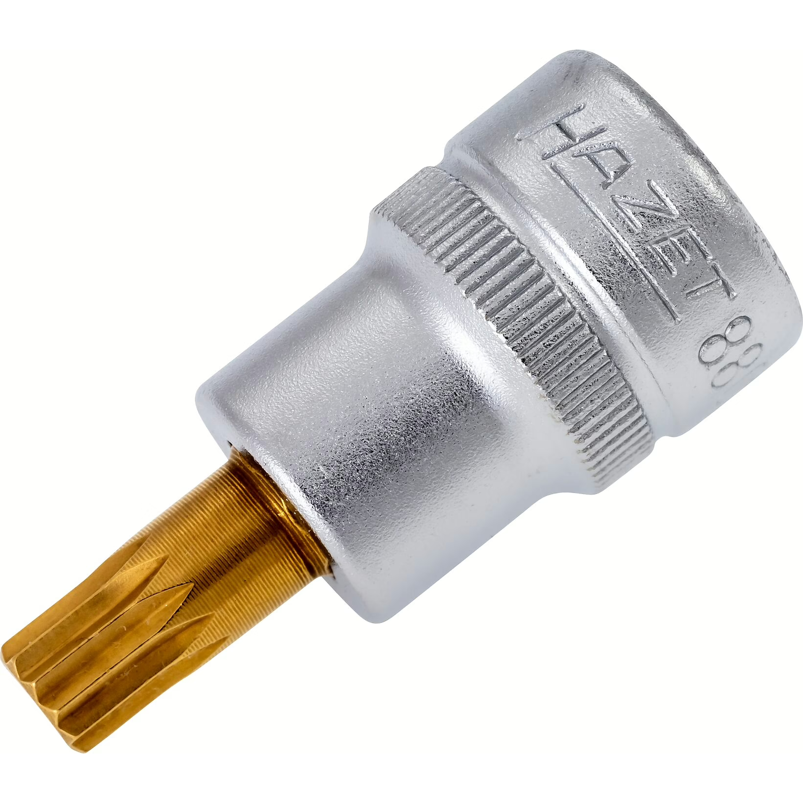 Hazet 8808-8 - 3⁄8″ Screwdriver Socket ∙ Internal Serration Profile XZN ∙ M8