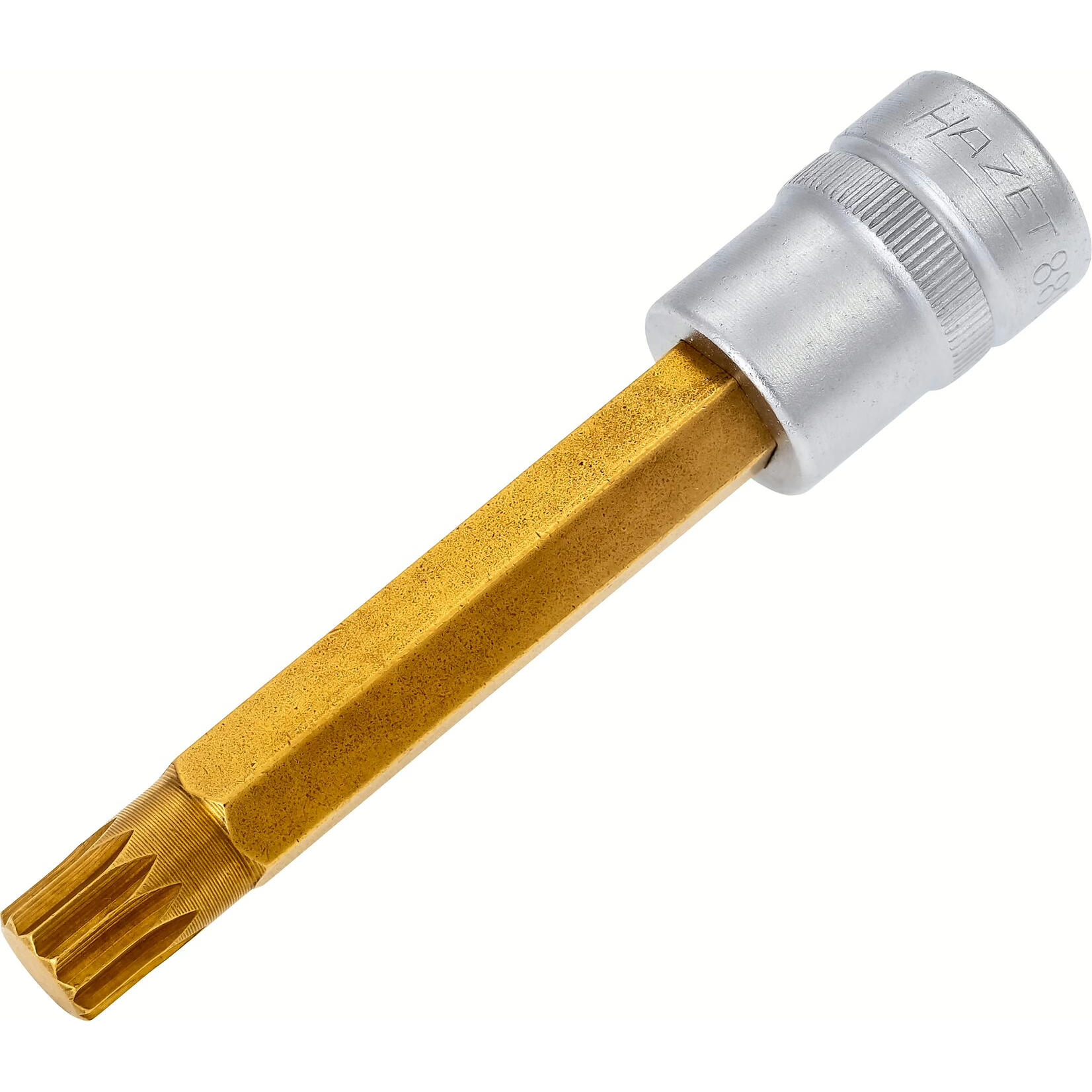 Hazet 8808LG-10 - 3⁄8″ Screwdriver Socket, Internal Serration Profile XZN ∙ M10