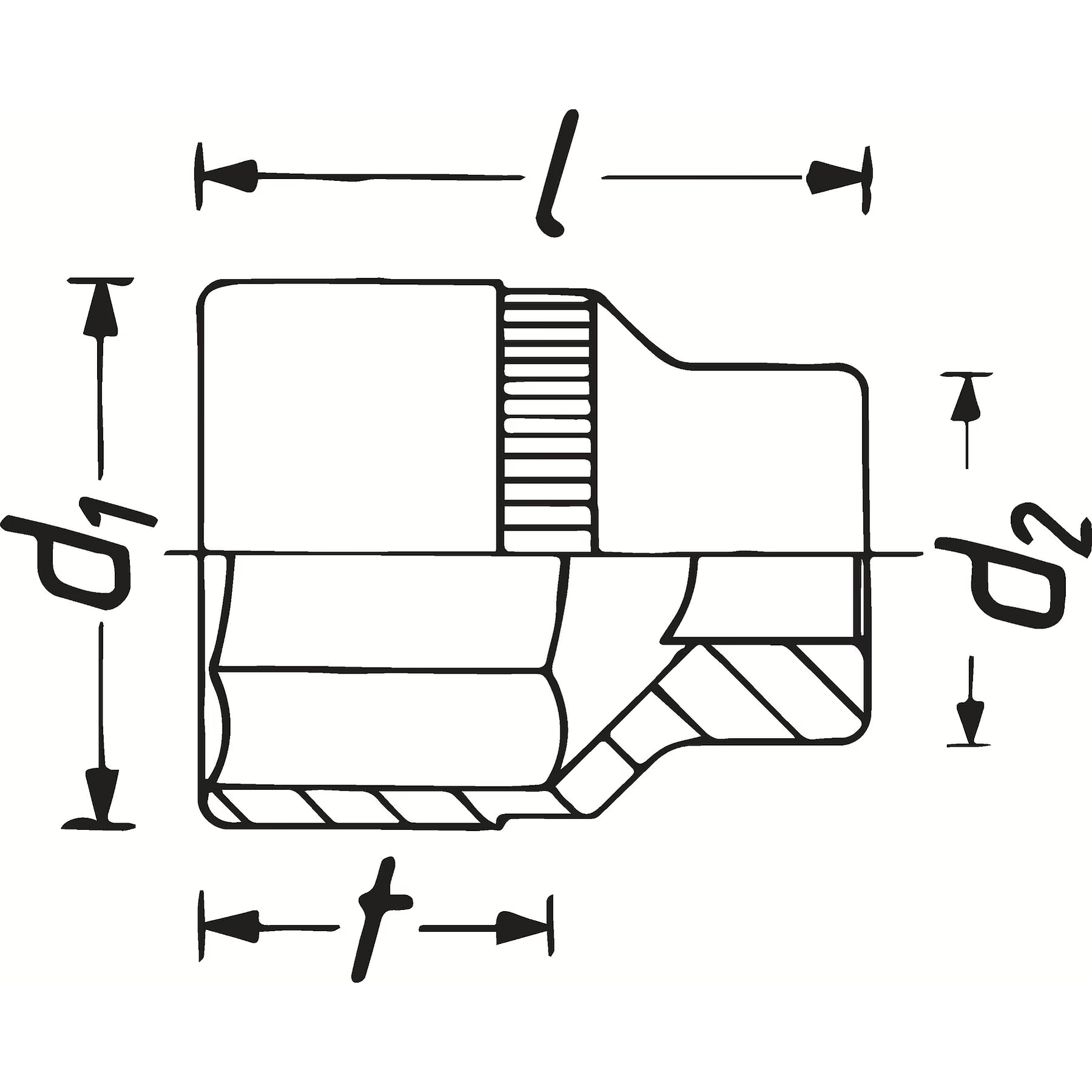 Hazet 880TZ-22 - 3⁄8″ Socket 12-Point Outside Traction Profile